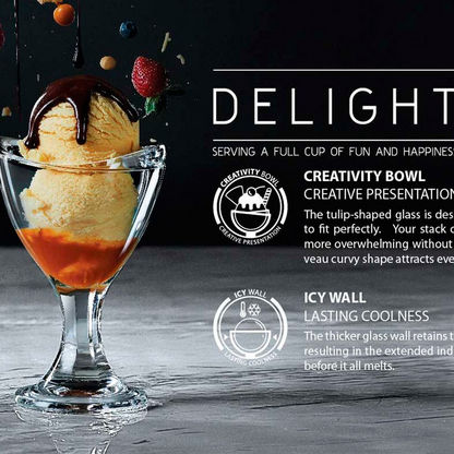 Ocean Delight Ice Cream Cup - Set of 6