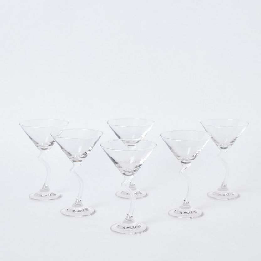 Ocean Salsa 6-Piece Cocktail Glass Set - 210 ml-Glassware-image-4