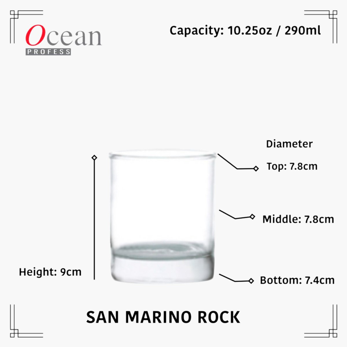 Ocean San Marino Rock Glass - 290 ml-hbxhomeware-hbxkitchen-image-2
