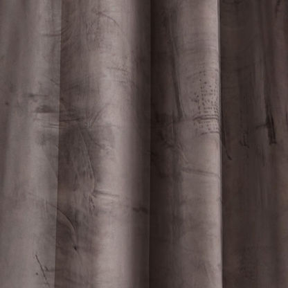 Dove Blackout Velvet Curtain Pair - 135x300 cms