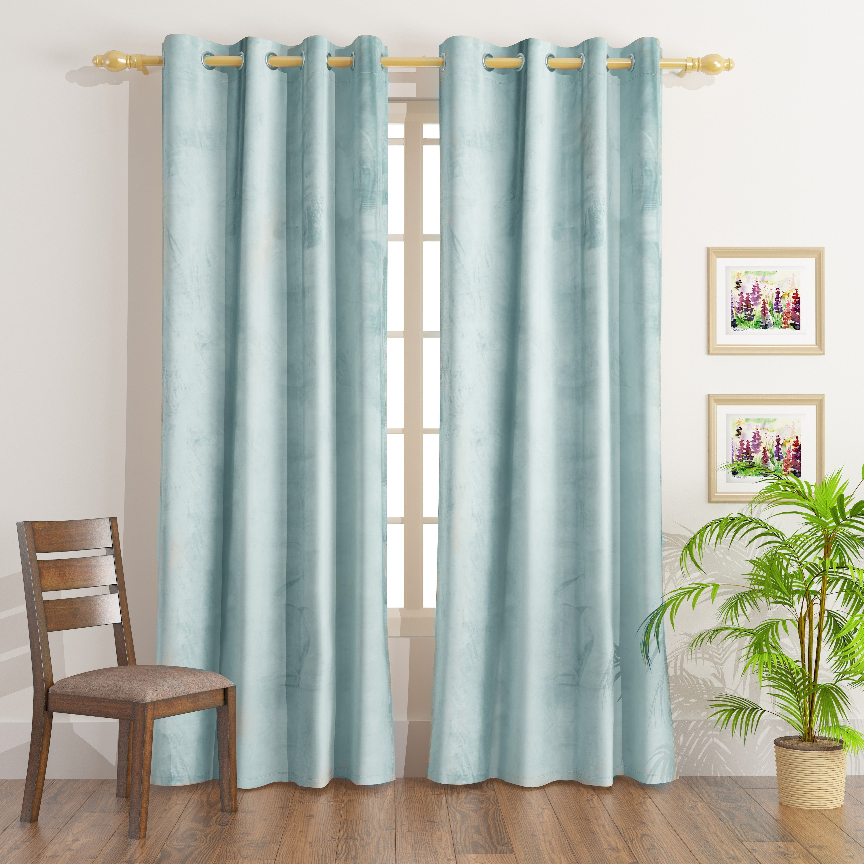 زوج ستائر مخمليّة من دوف - 135x300 سم-hbxbedroom-windowcoverings-curtains-image-1