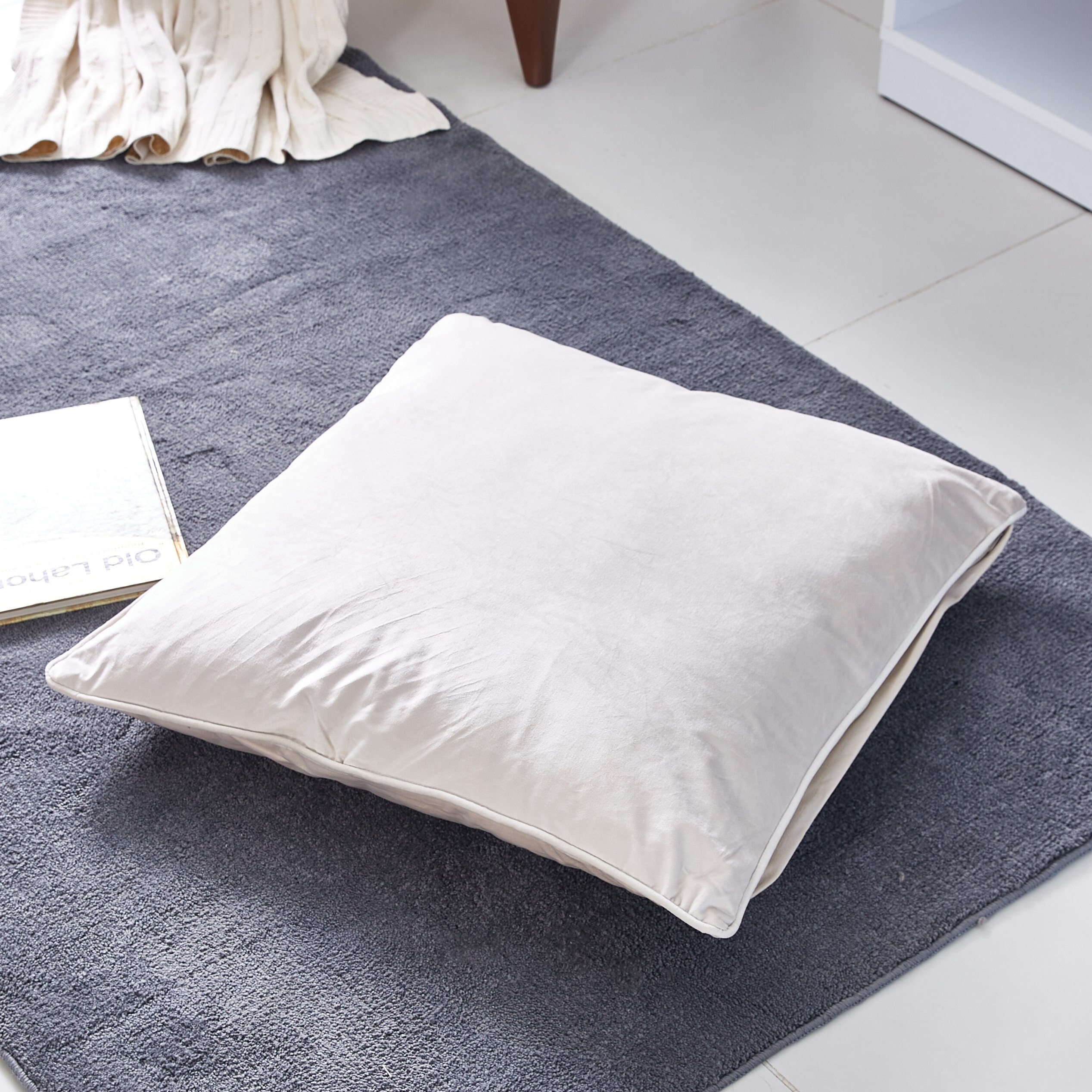Dove Velvet Cushion Cover - 45x45 cm-hbxhomeware-cushionsandcovers-cushioncovers-image-1