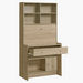 Gleam Study Desk with 1-Door and 1-Drawer Hutch-Desks-thumbnail-4