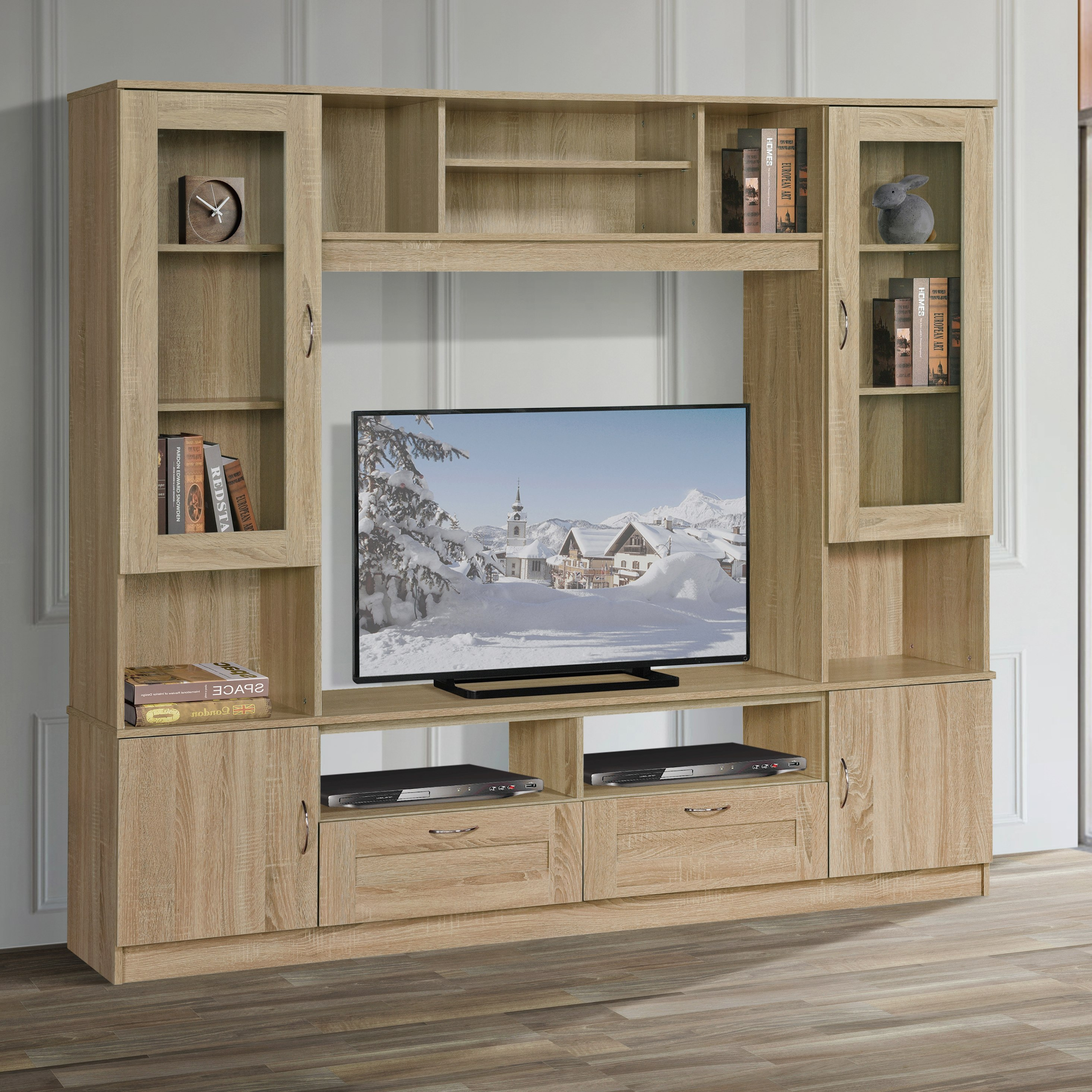 وحدة حائط للتلفاز حتى 45 بوصة من مازوري-hbxlivingroom-mediaunitsandstorage-wallunits-image-1