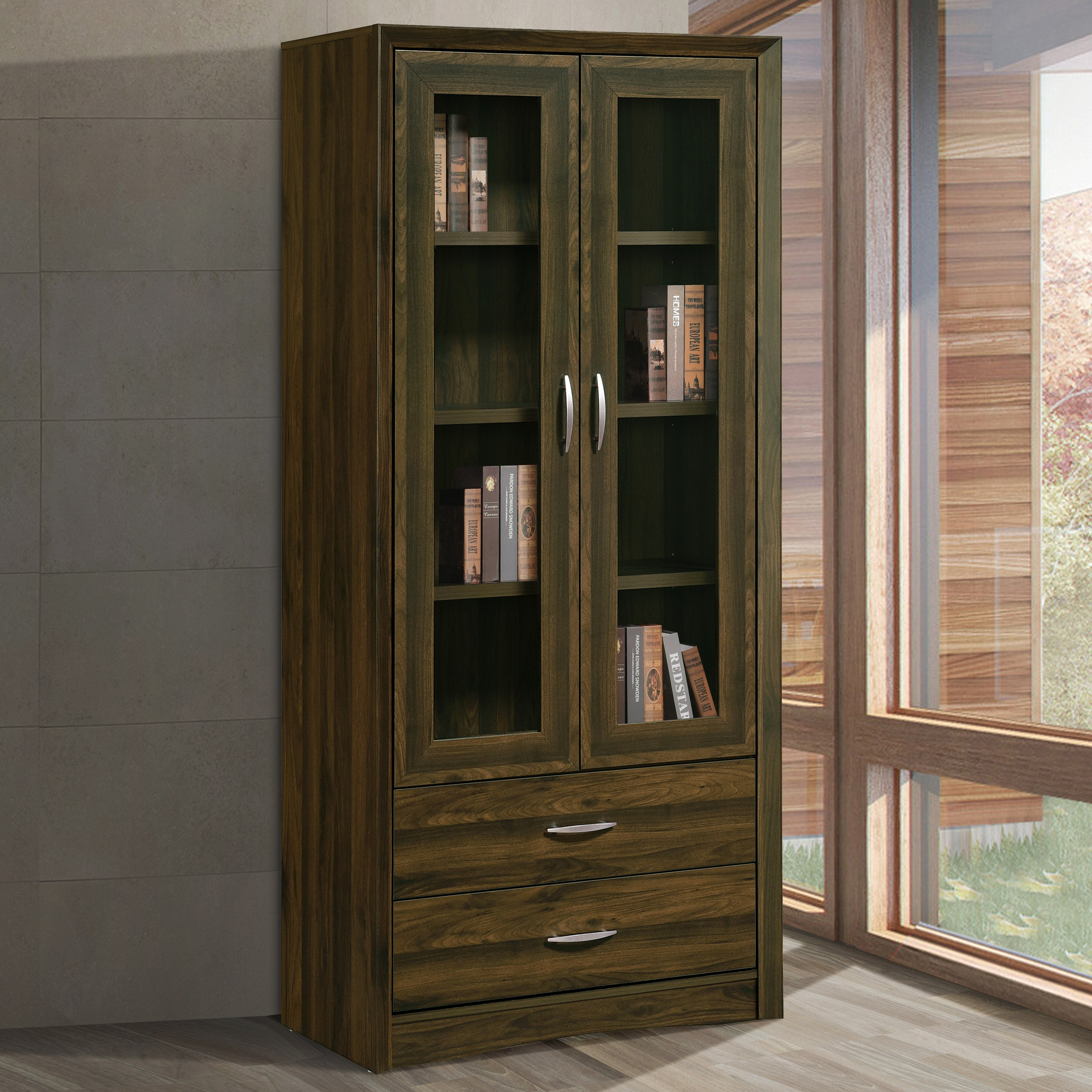 خزانة ببابين ودرجين من ستارك-hbxfurniture-office-bookcases-image-1