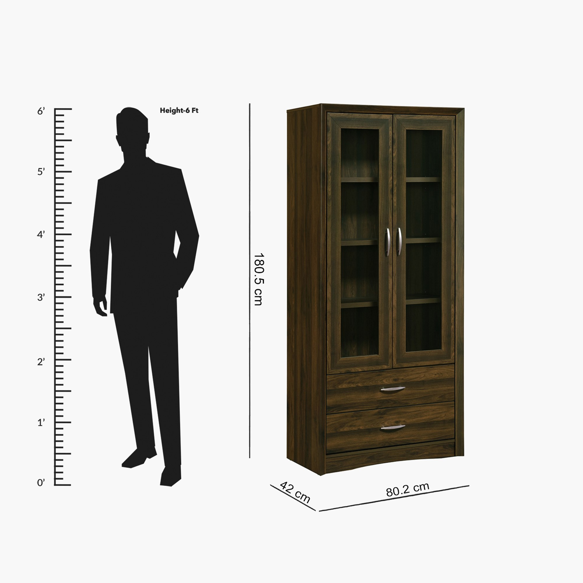 خزانة ببابين ودرجين من ستارك-hbxfurniture-office-bookcases-image-6
