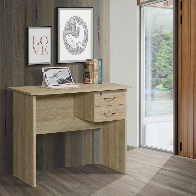 Simply Study Desk with 2-Drawers-Desks-image-0