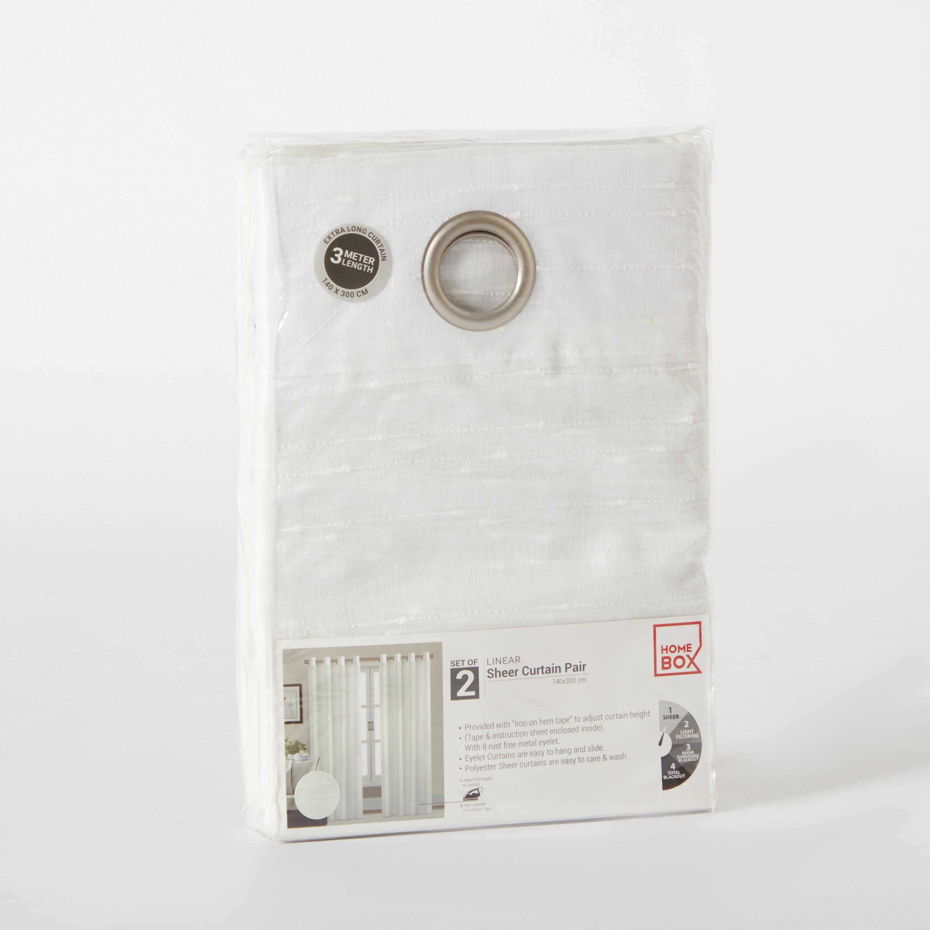 Braxton Linear Sheer Curtain Pair - 140x300 cm-PROMO_HB_AE_B1G1_250925-image-4