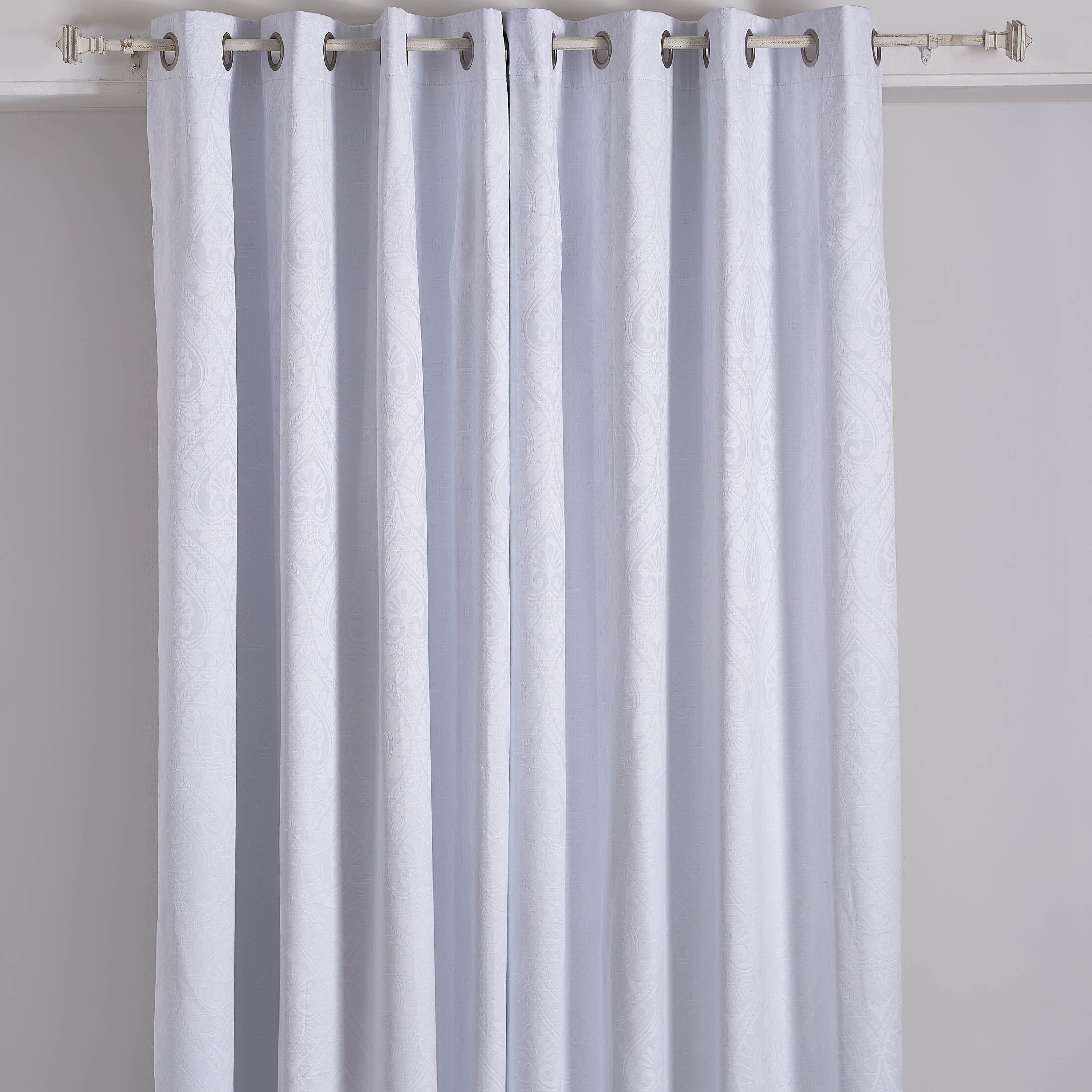 Monique Jacquard Blackout Curtain Pair - 140x240 cm-hbxbedroom-windowcoverings-curtains-image-1