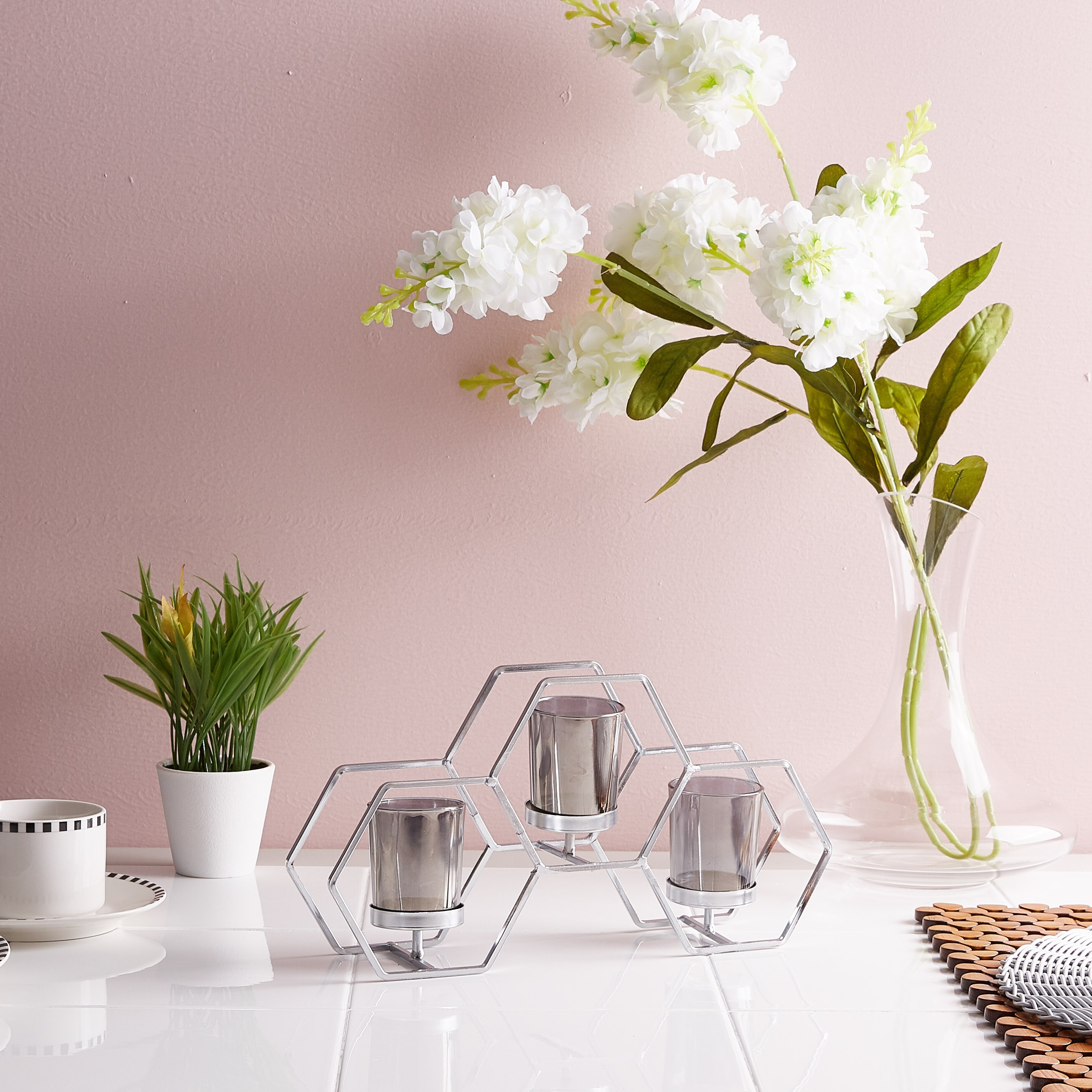 حامل شموع مزيّن من ليف-hbxlivingroom-decorandaccessories-candleholders-image-3