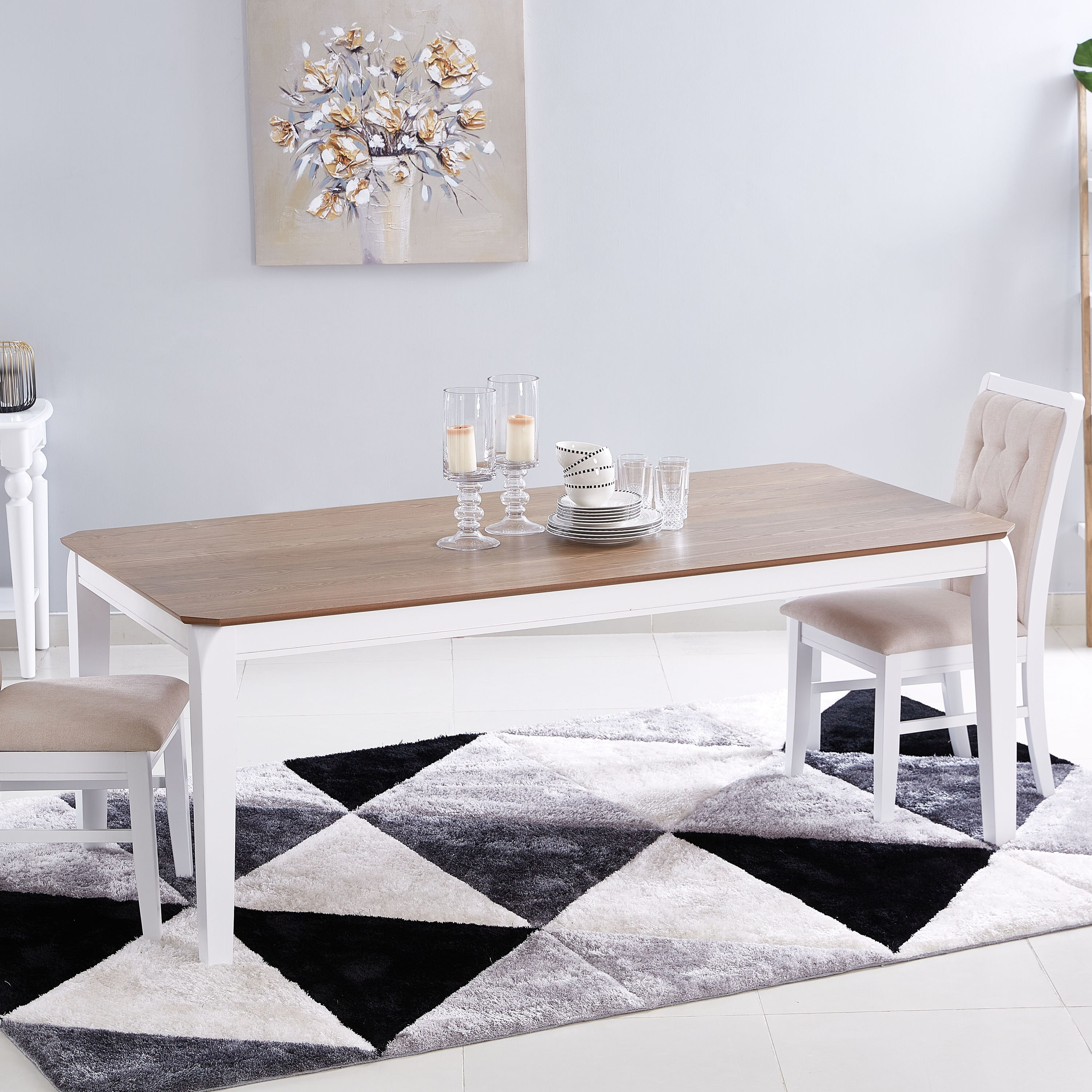 طقم سفرة 8 مقاعد من ساينتشر-hbxfurniture-diningtablesandsets-diningsets-eightseater-image-4