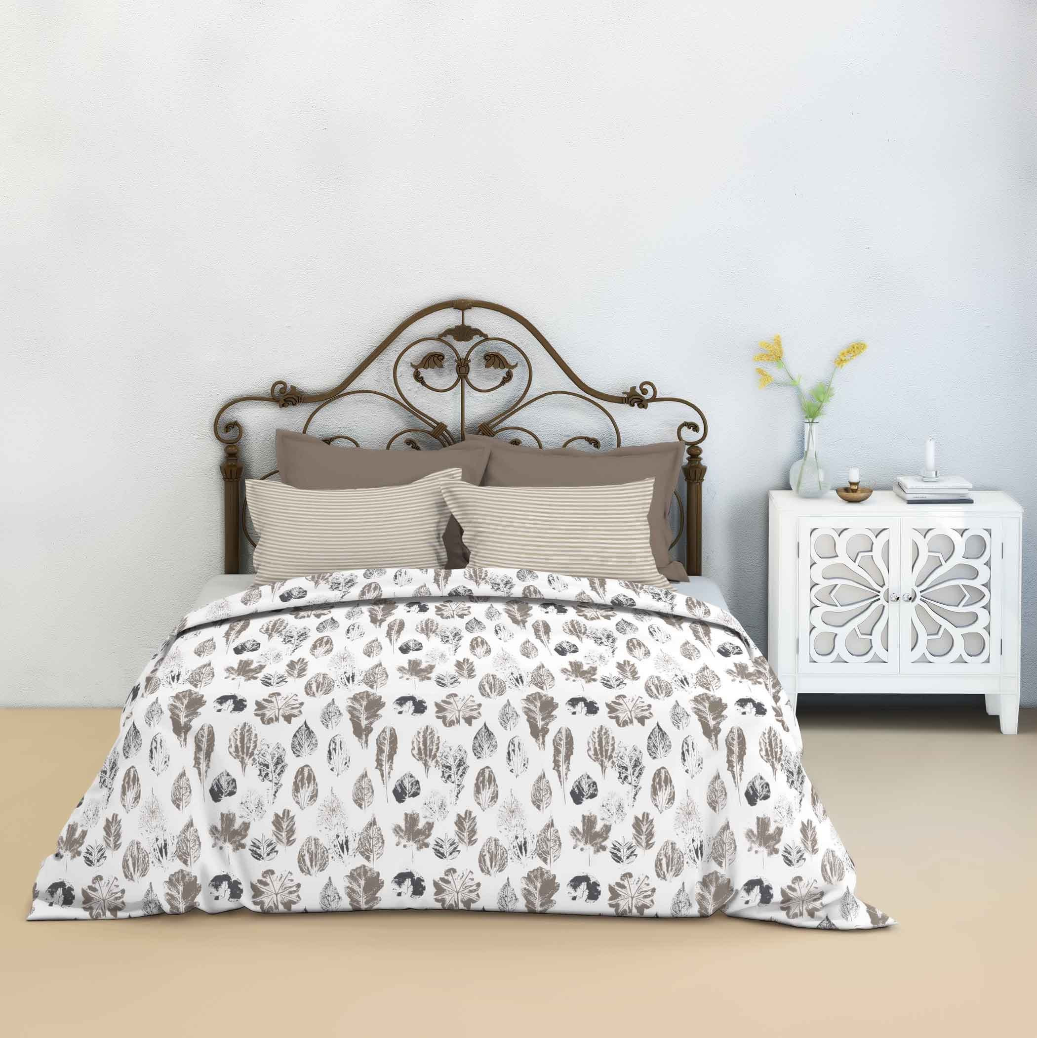 طقم شرشف مسطّح كينج 3 قطع برائحة خشب الصندل - 274x274 سم-hbxhomeware-hbxbedroom-image-1