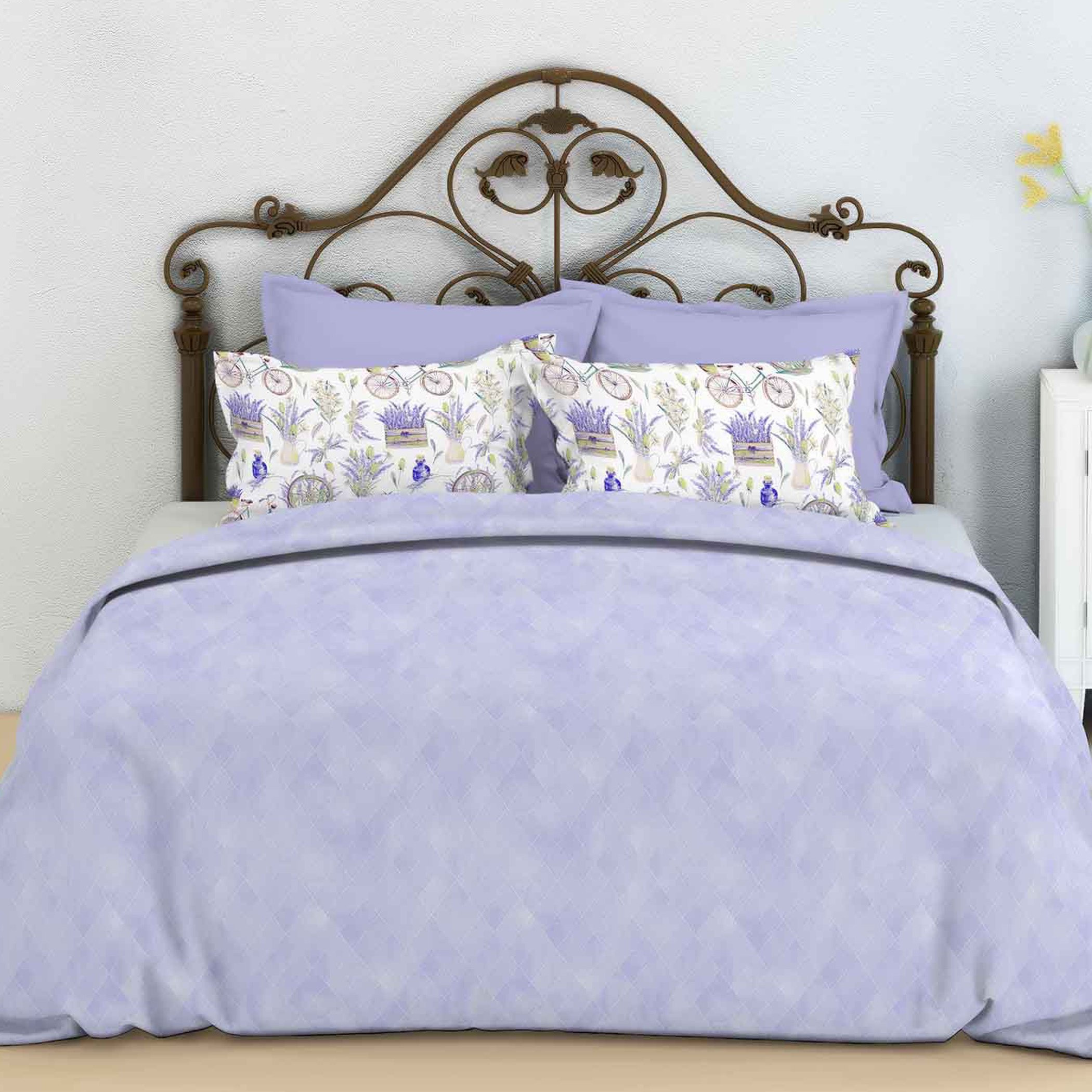 طقم شرشف مسطّح كينج 3 قطع برائحة اللافندر - 274x274 سم-hbxhomeware-hbxbedroom-image-2