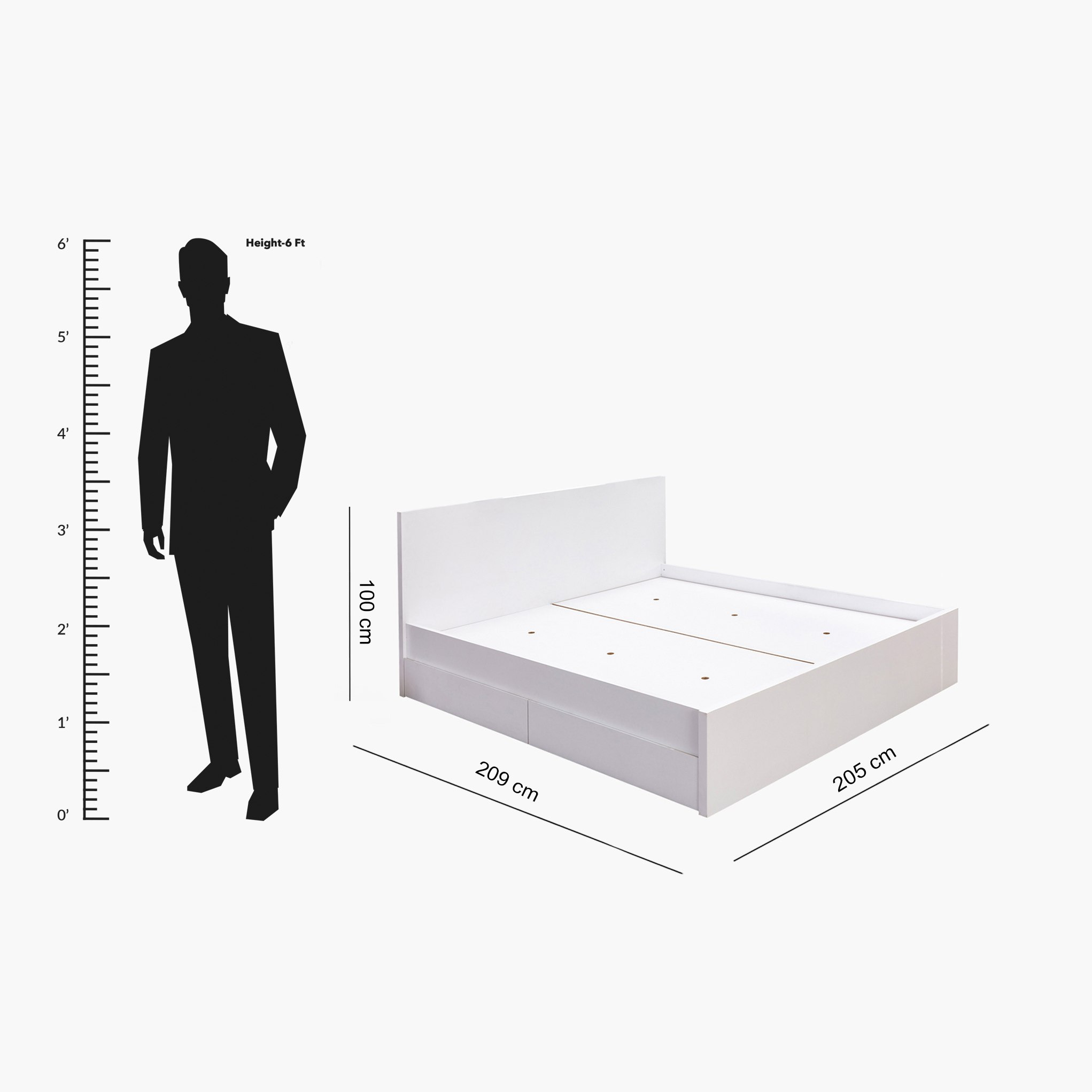 Halmstad King Sized Bed - 180x200 cm-hbxfurniture-bedsandbedsets-beds-king-image-13