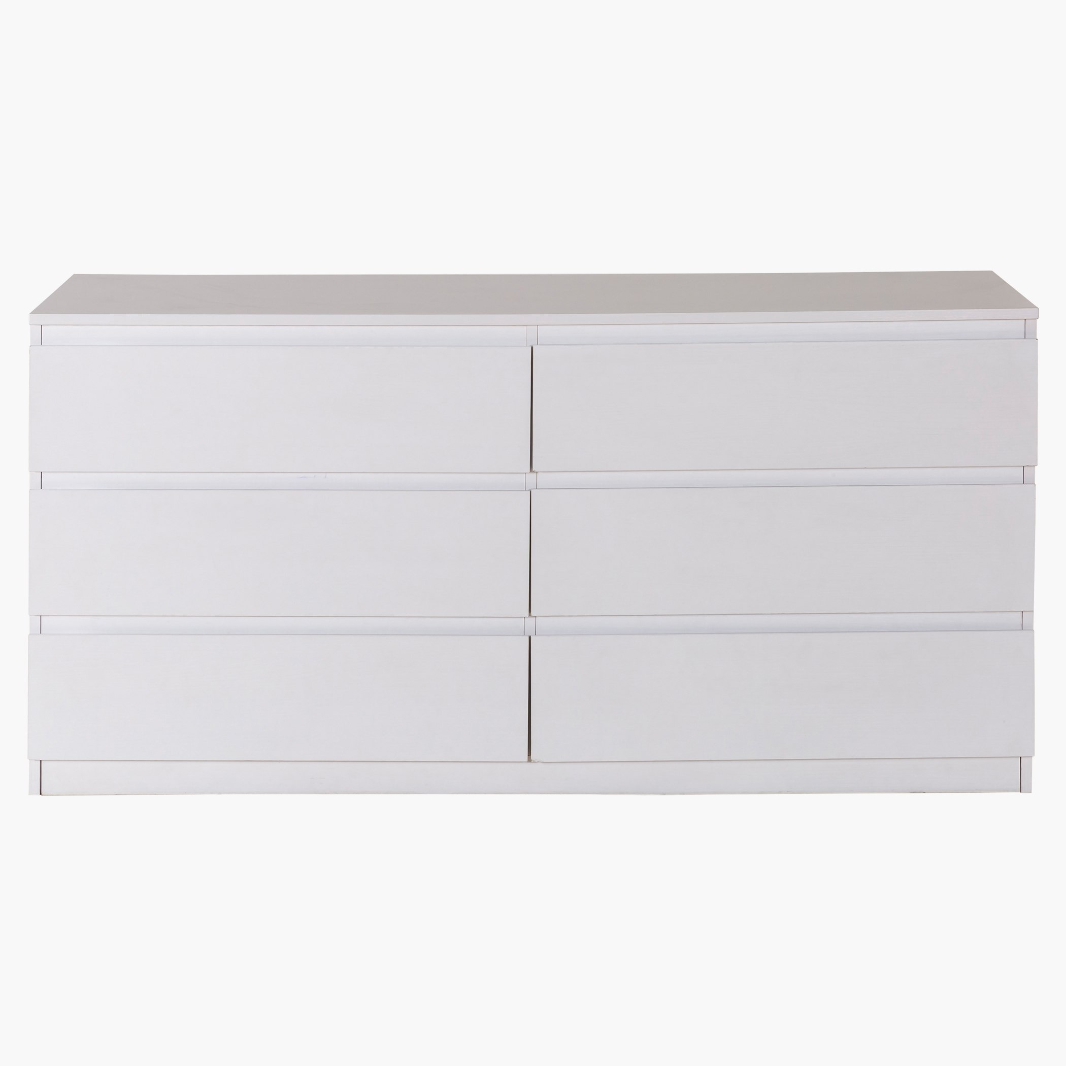 طاولة تزيين مزدوجة 6 أدراج دون مرآة من كولتورب-hbxfurniture-bedroom-dressersandmirrors-image-2