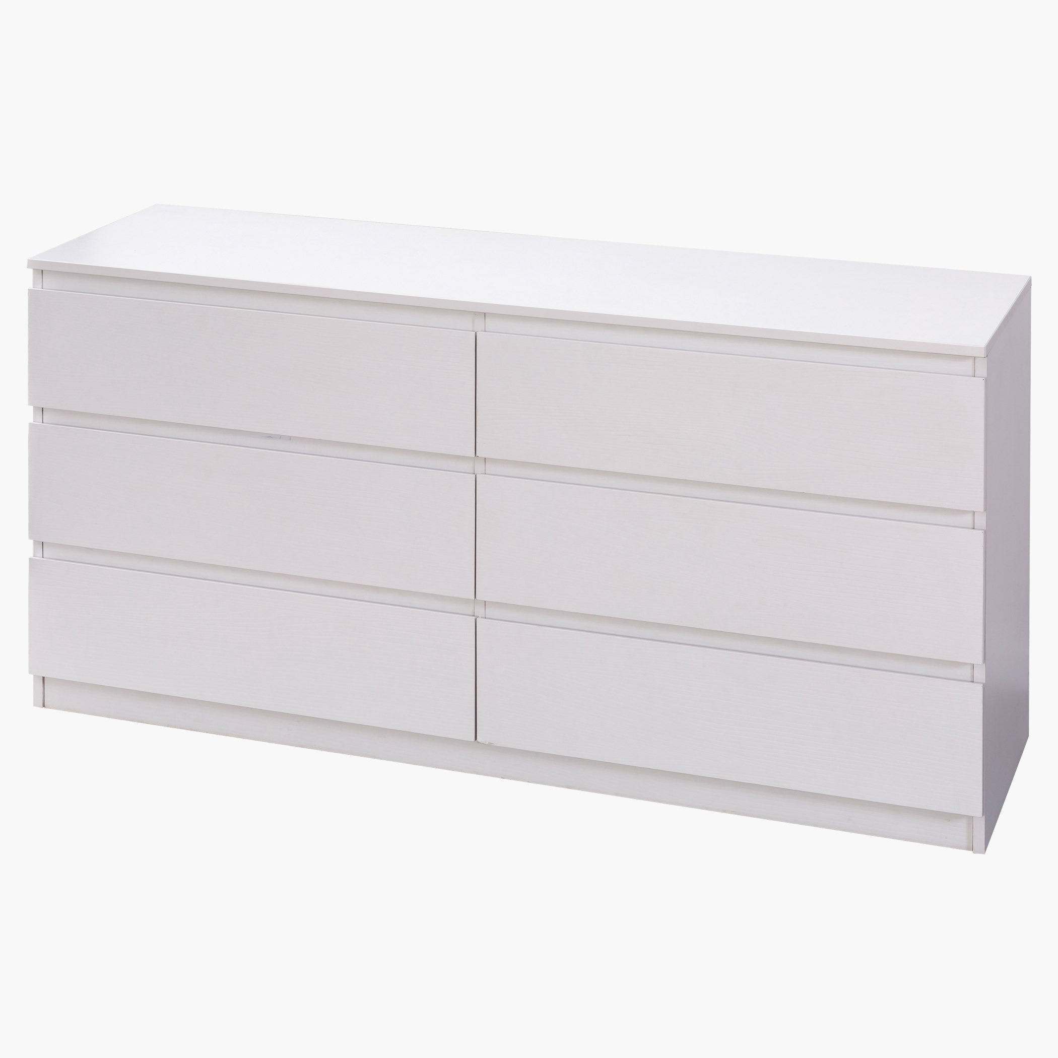 طاولة تزيين مزدوجة 6 أدراج دون مرآة من كولتورب-hbxfurniture-bedroom-dressersandmirrors-image-3