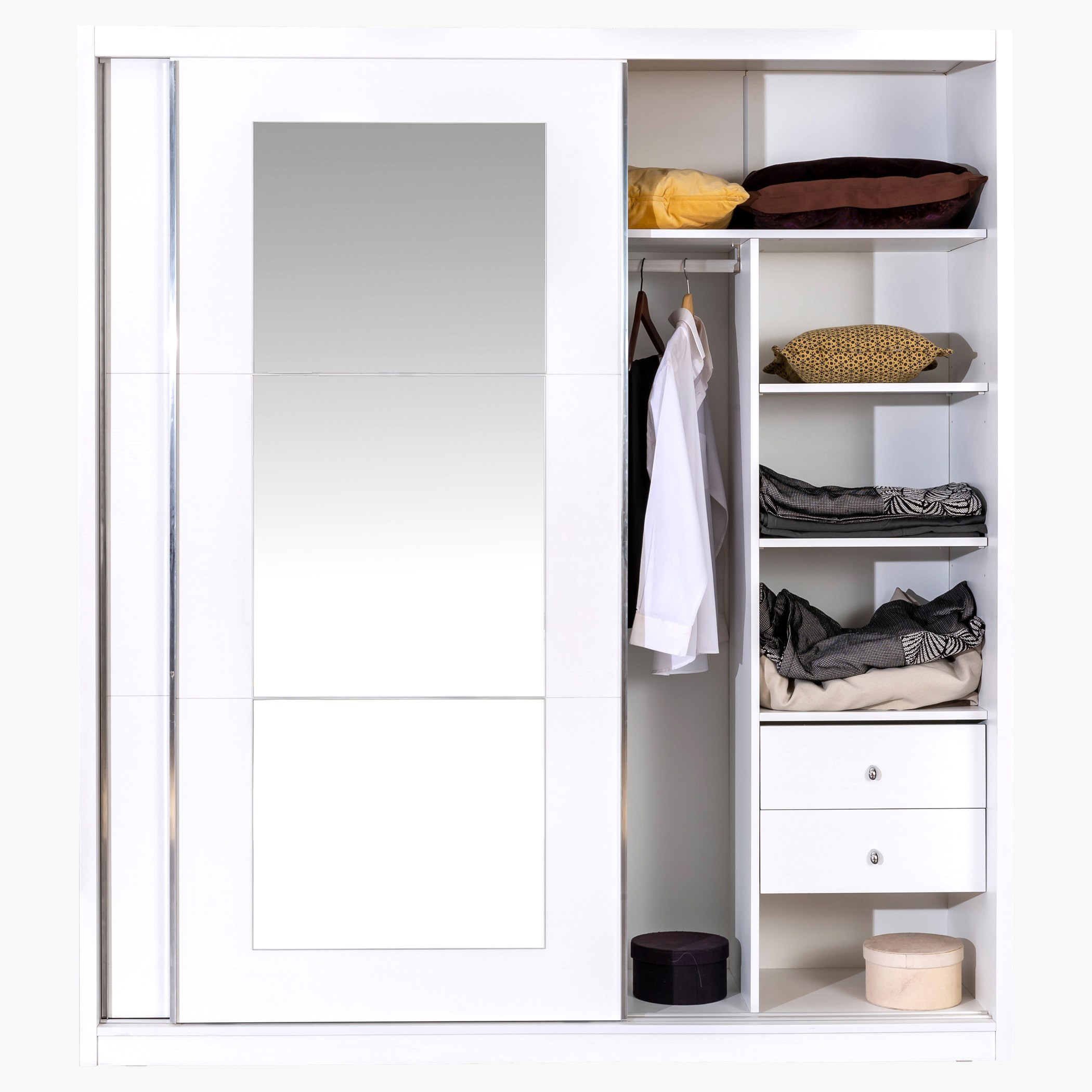 خزانة ملابس بباب انزلاقي مع مرآة من هالمستاد-hbxfurniture-wardrobes-image-3