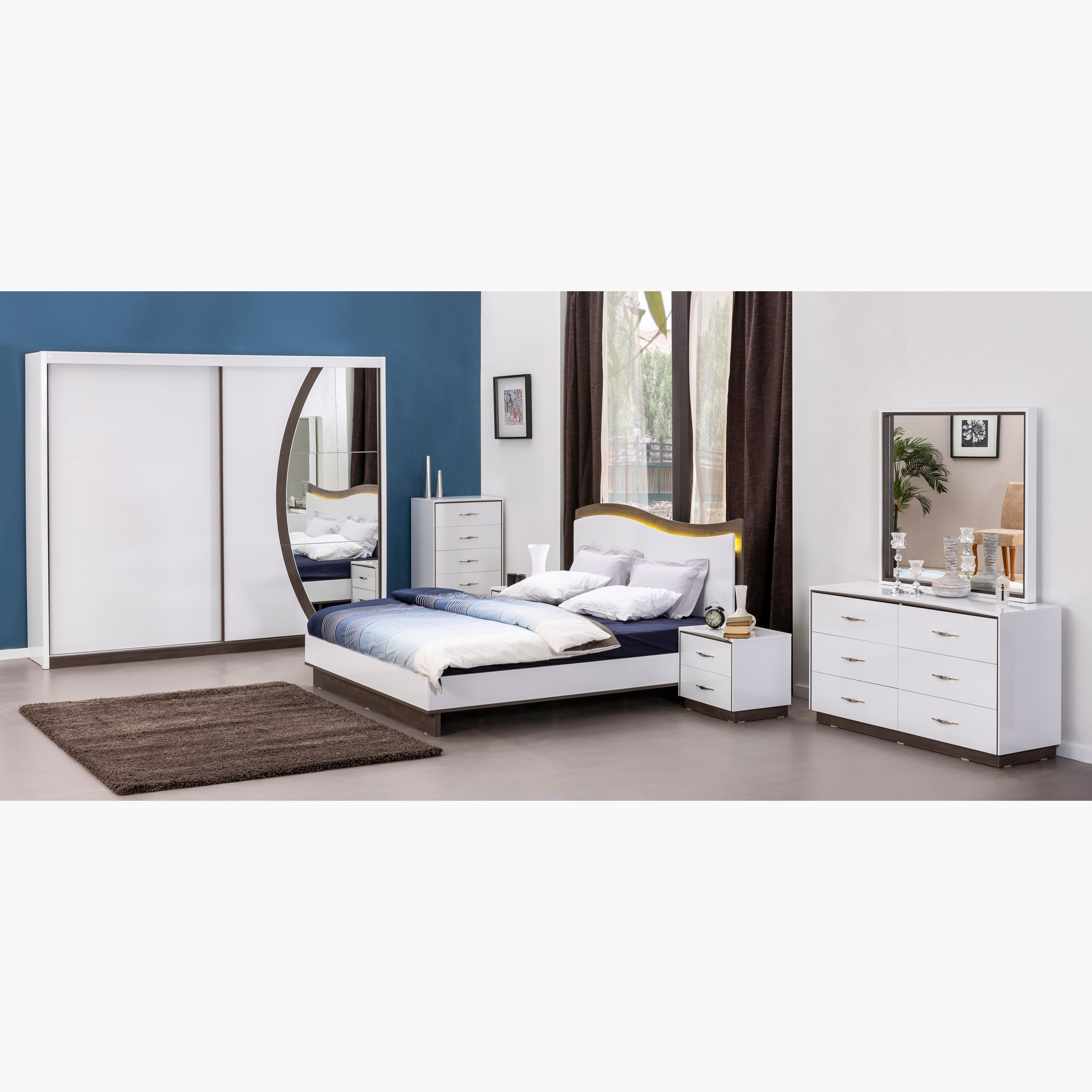 وحدة تخزين بـ5 أدراج من أوشن-hbxfurniture-dressersandchests-chestofdrawers-image-4
