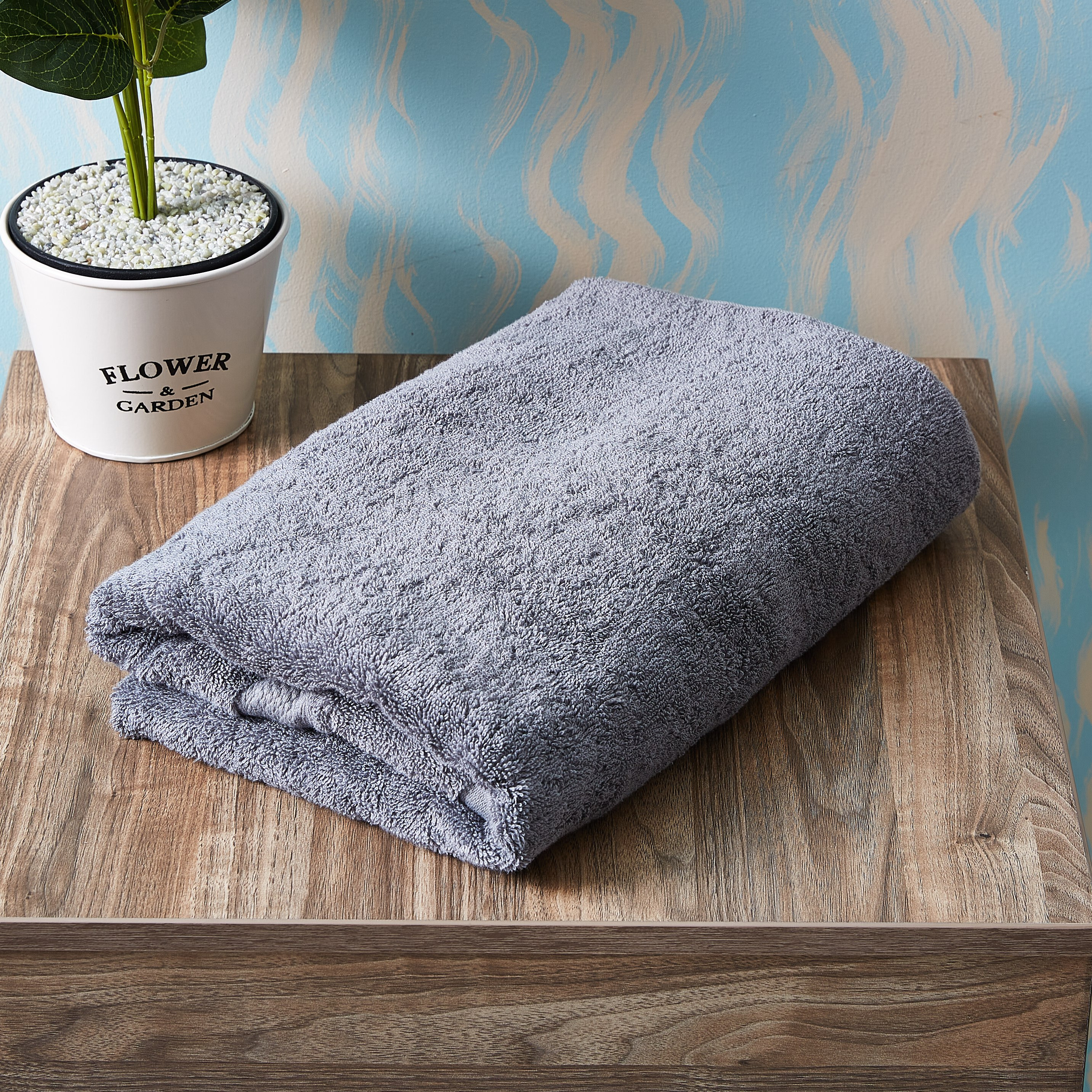 منشفة حمّام بارزة الملمس من سمارت سيل - 70x140 سم-hbxbathroom-bathroomtextiles-image-1