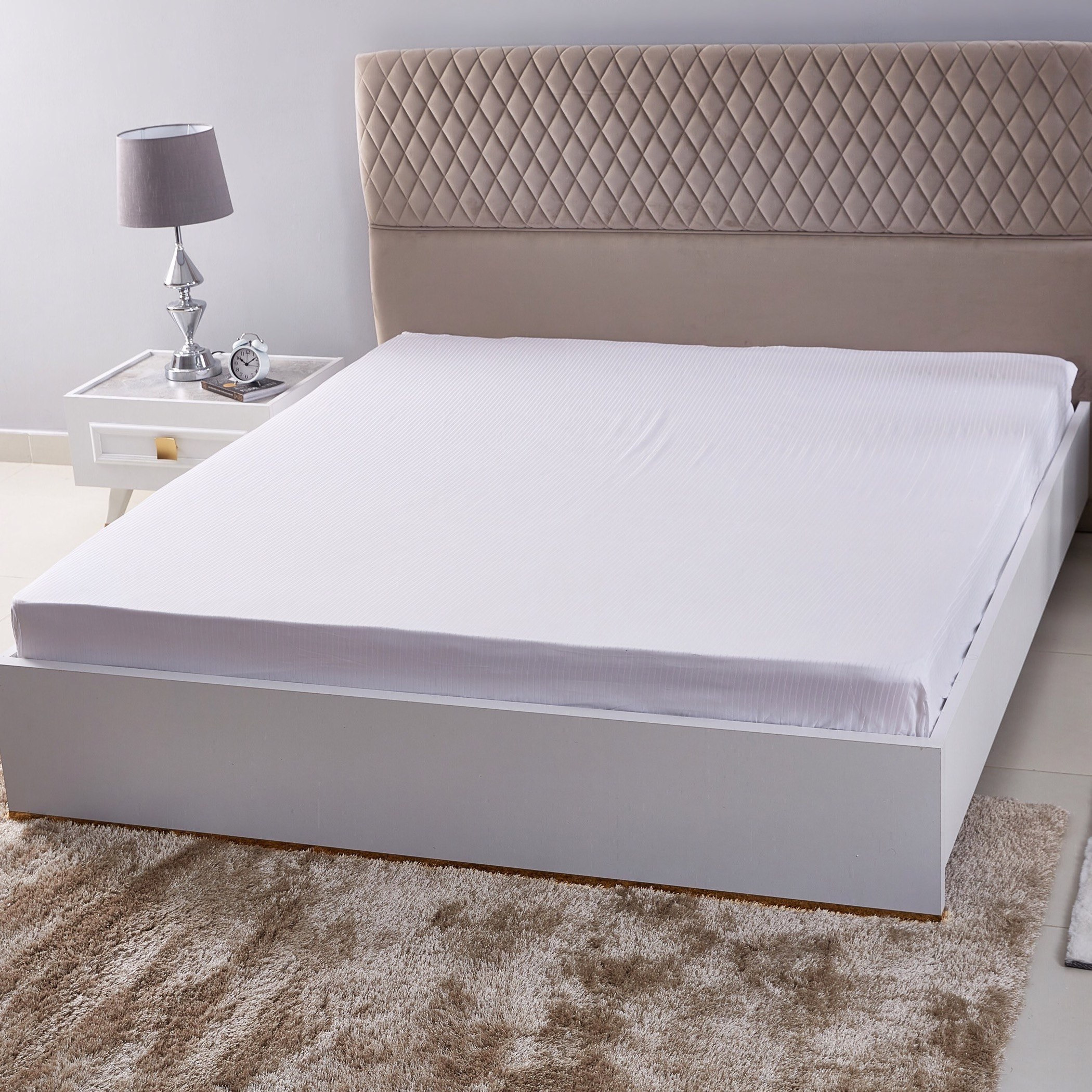 شرشف مطاطي كينج قطني بتقنية سمارت سيل زنك - 180x200 سم-hbxhomeware-hbxbedroom-image-3