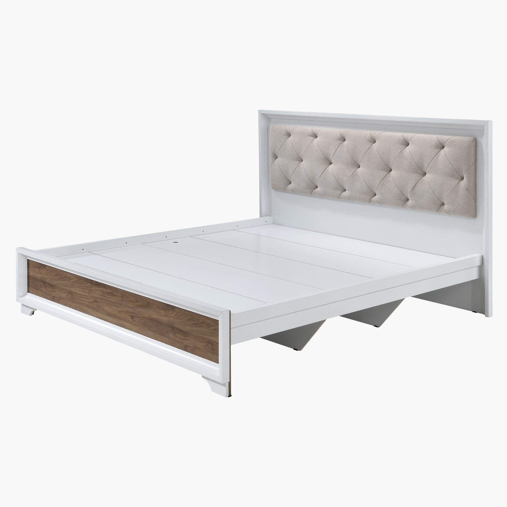 سرير كينج  بلوح رأسي معنقّد من سيجنتشر - 180x200 سم-hbxfurniture-bedsandbedsets-beds-king-image-4