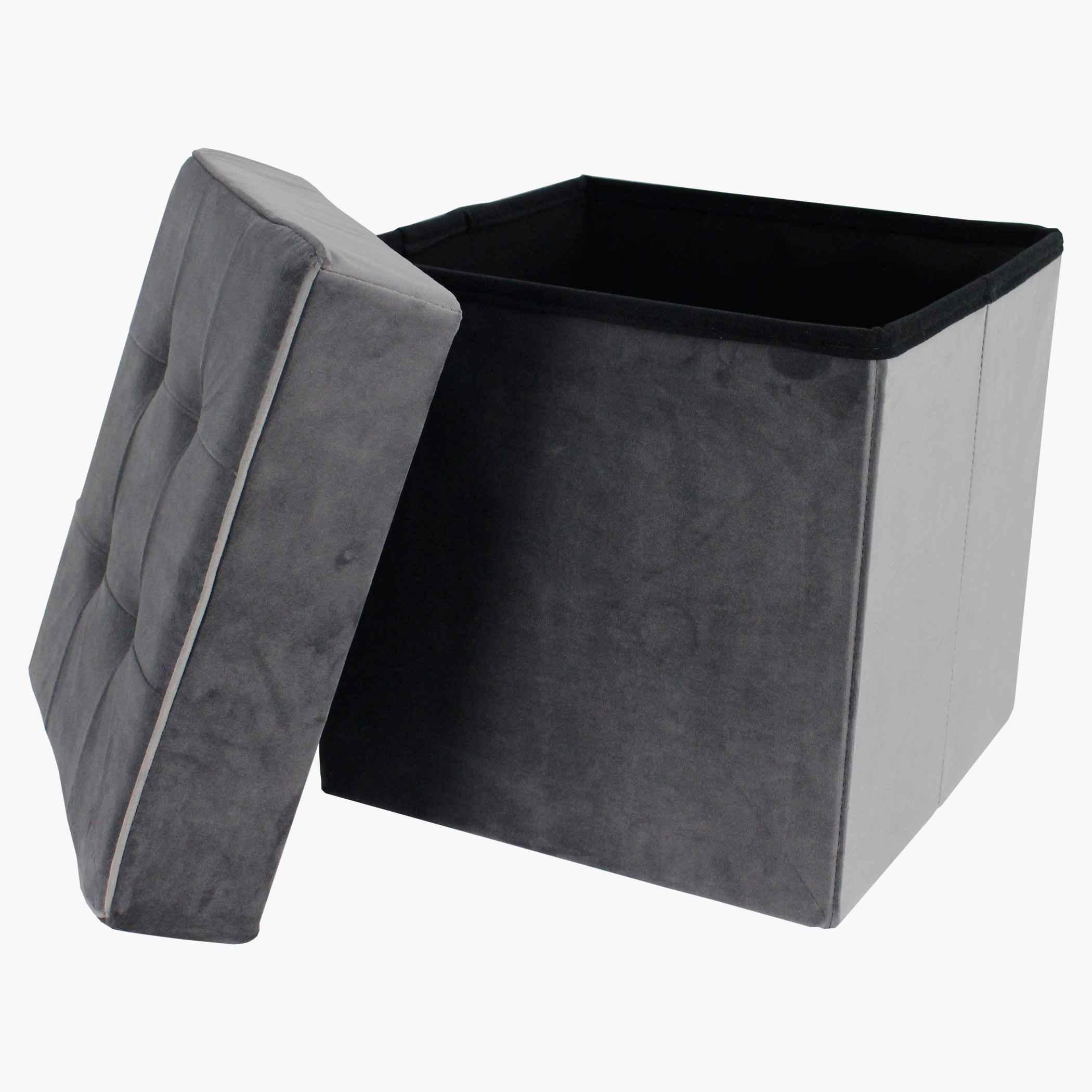 Cube Folding Ottoman with Storage-hbxlivingroom-sofasandarmchairs-ottomansandfootstools-image-2
