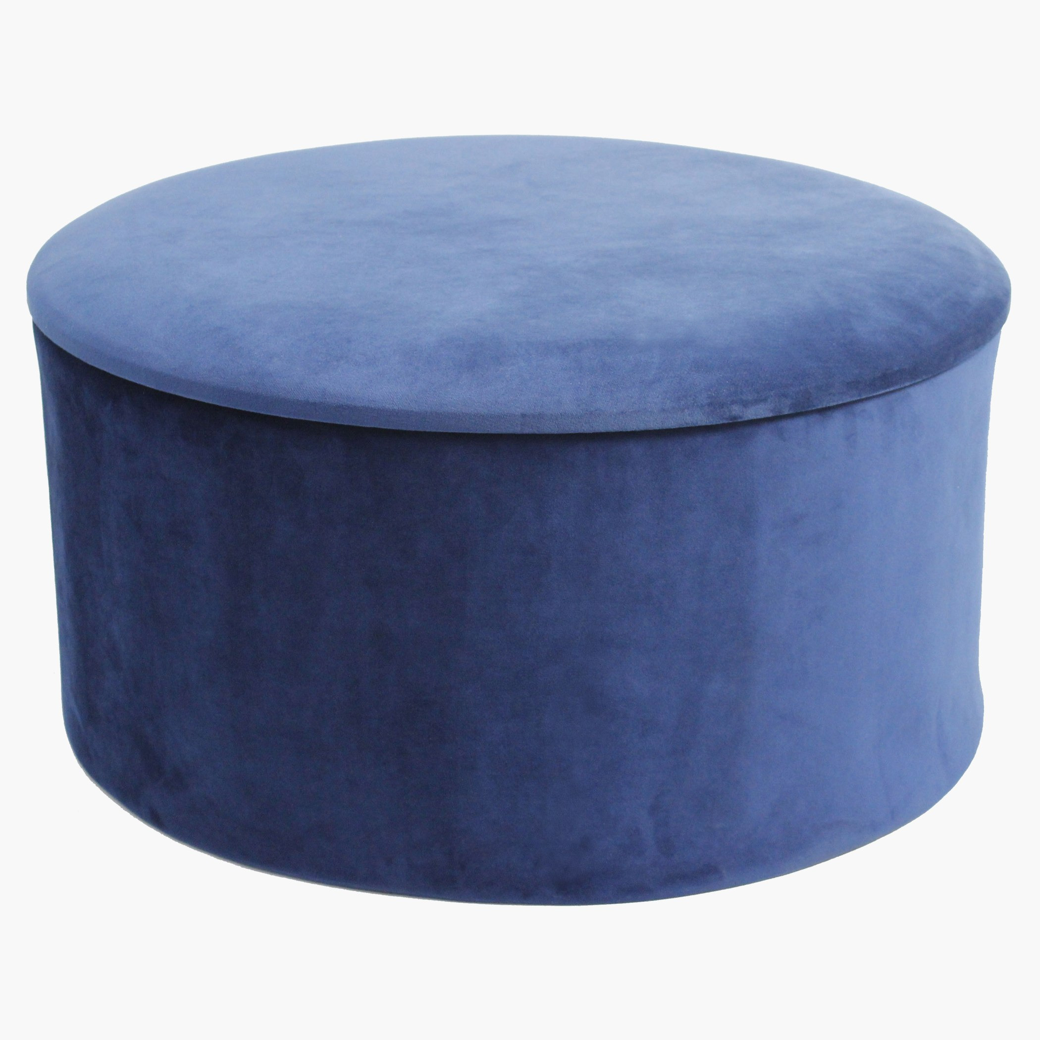 Barrel Folding Ottoman with Storage-hbxlivingroom-sofasandarmchairs-ottomansandfootstools-image-1