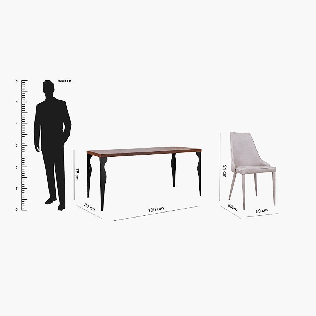 طقم سفرة 6 كراسي من أريزونا-hbxfurniture-diningtablesandsets-diningsets-sixseater-image-8