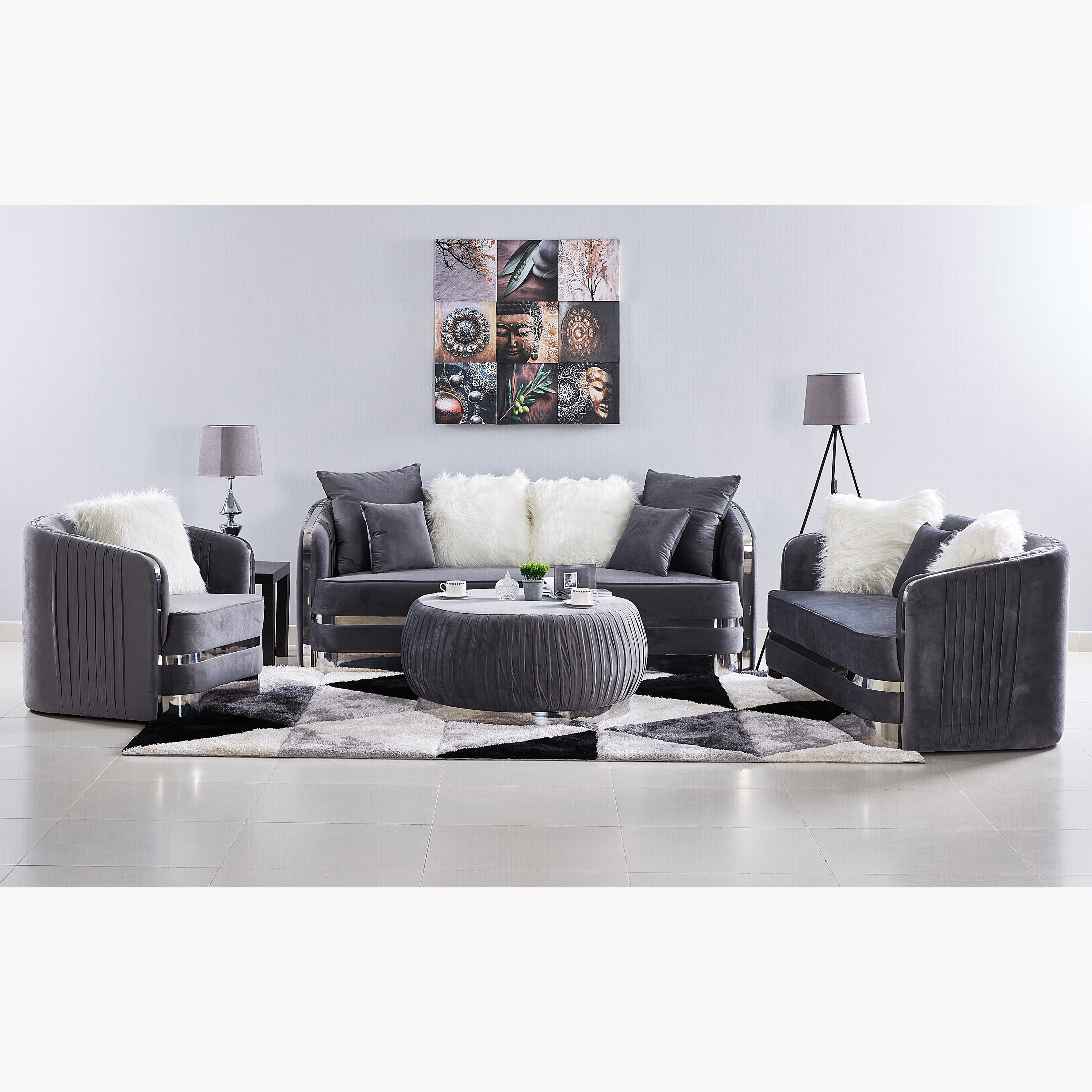كنبة بارزة الملمس بمقعدين و4 وسائد من جاتسبي-hbxlivingroom-sofasandarmchairs-sofas-image-5