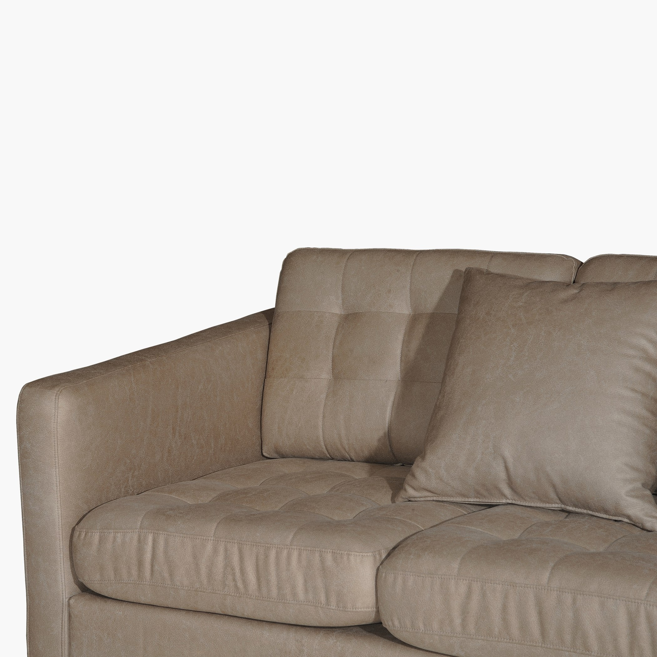 كنبة قماشيّة شبه جلد 3 مقاعد مع وسادتين من تورينو-hbxlivingroom-sofasandarmchairs-sofas-image-3