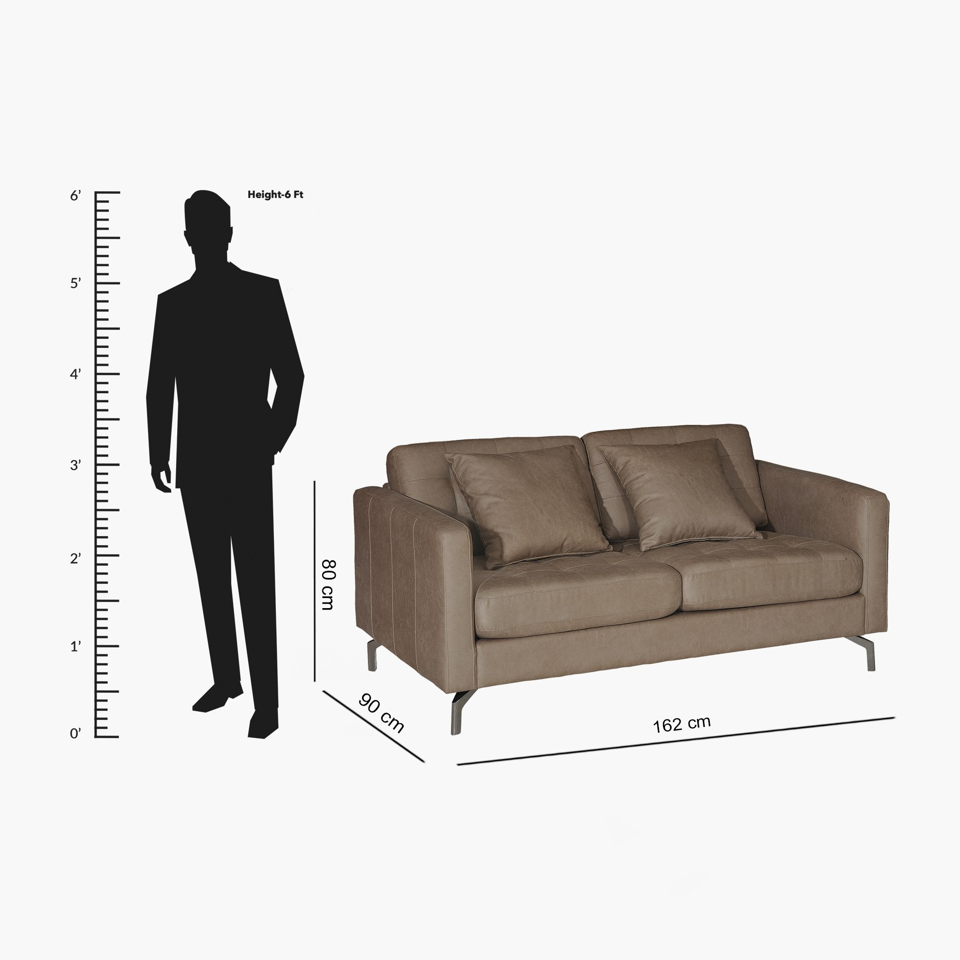 كنبة جلد اصطناعي مقعدين مع وسادتين من تورينو -hbxlivingroom-sofasandarmchairs-sofas-image-8