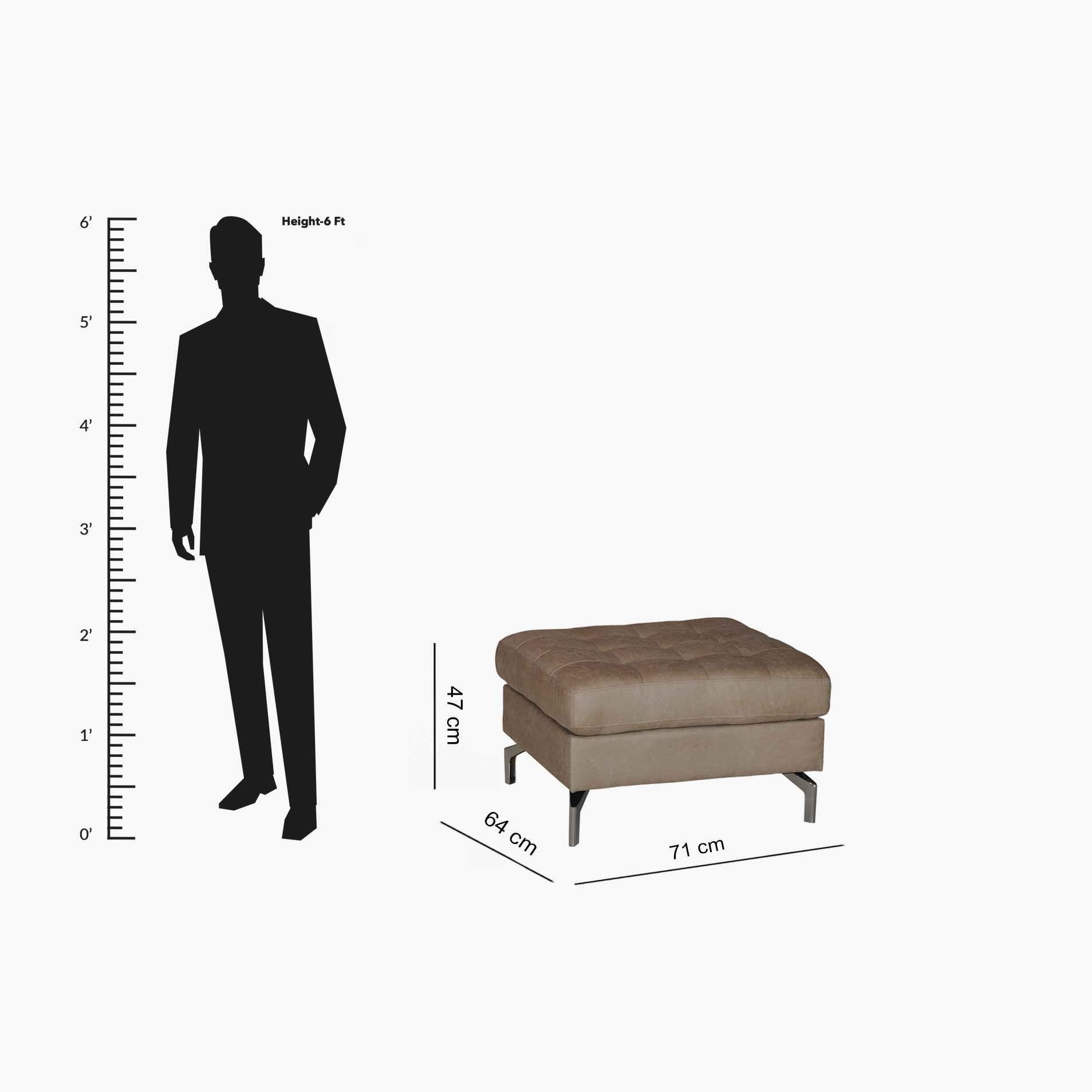 مسند قدم قماشي شبه جلد معنقد من تورينو-hbxlivingroom-sofasandarmchairs-ottomansandfootstools-image-7
