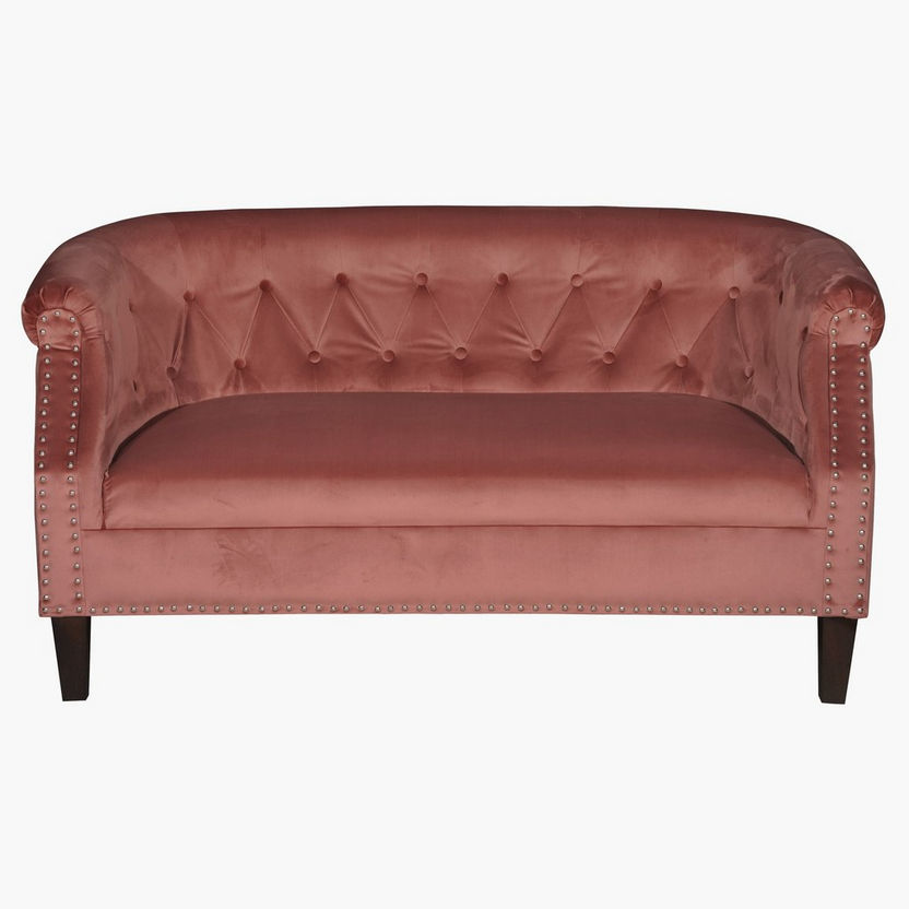 Lux 2-Seater Velvet Sofa-Sofas-image-1
