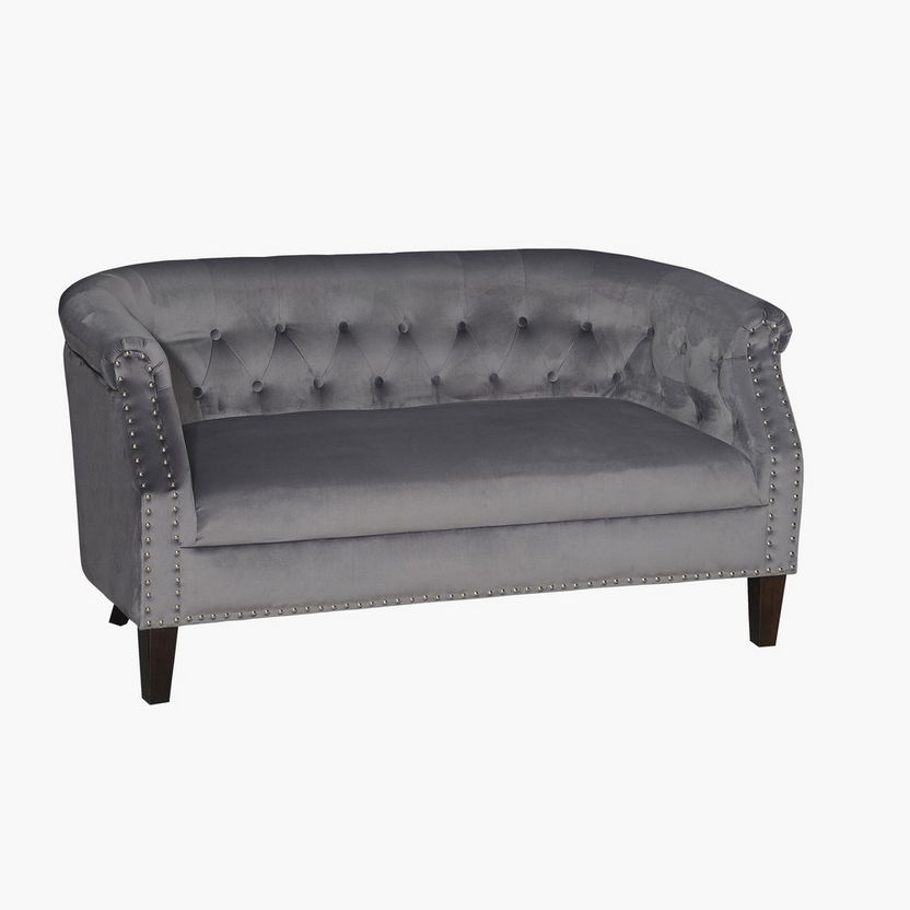 Lux 2-Seater Velvet Sofa-Sofas-image-2