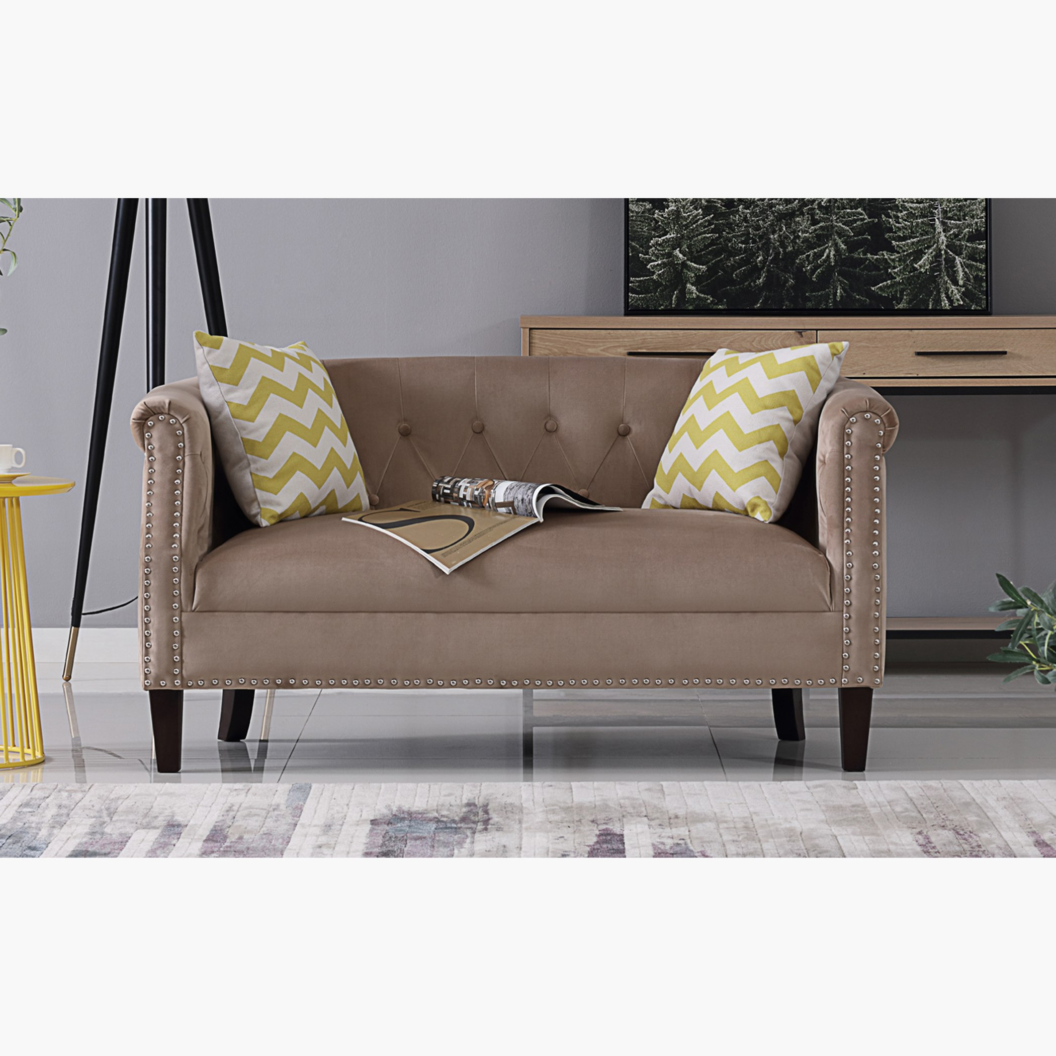 كنبة مخمليّة مقعدين من لوكس-hbxlivingroom-sofasandarmchairs-sofas-image-1