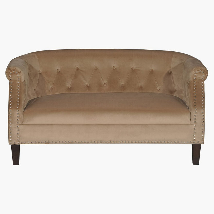 Lux 2-Seater Velvet Sofa-Sofas-image-2