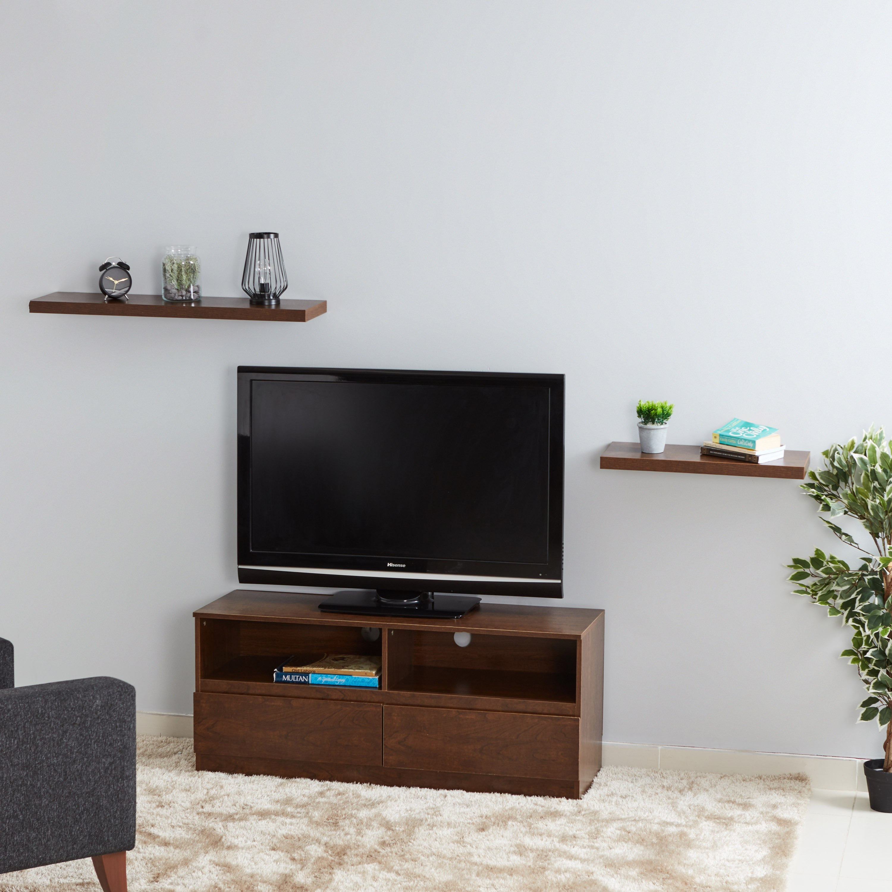 رف معلق من نيكول – - 60x24x4 سم-hbxfurniture-mediaunitsandstorage-wallshelves-image-4