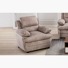 Denver 1-Seater Fabric Sofa