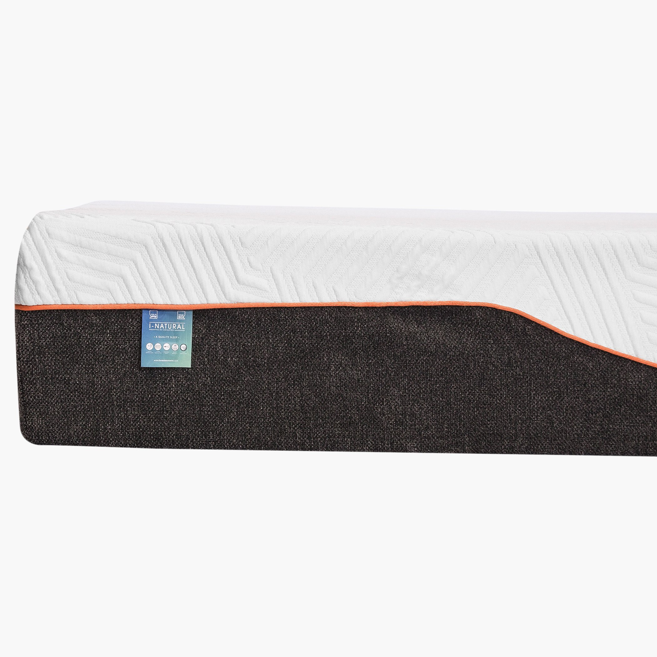 iNatural Twin Roll-Pack Charcoal Memory Foam Mattress - 120x200x26 cm-hbxfurniture-mattresses-twin-image-7