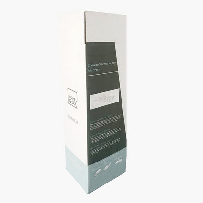 iNatural King Roll-Pack Charcoal Memory Foam Mattress - 180x200x26 cms
