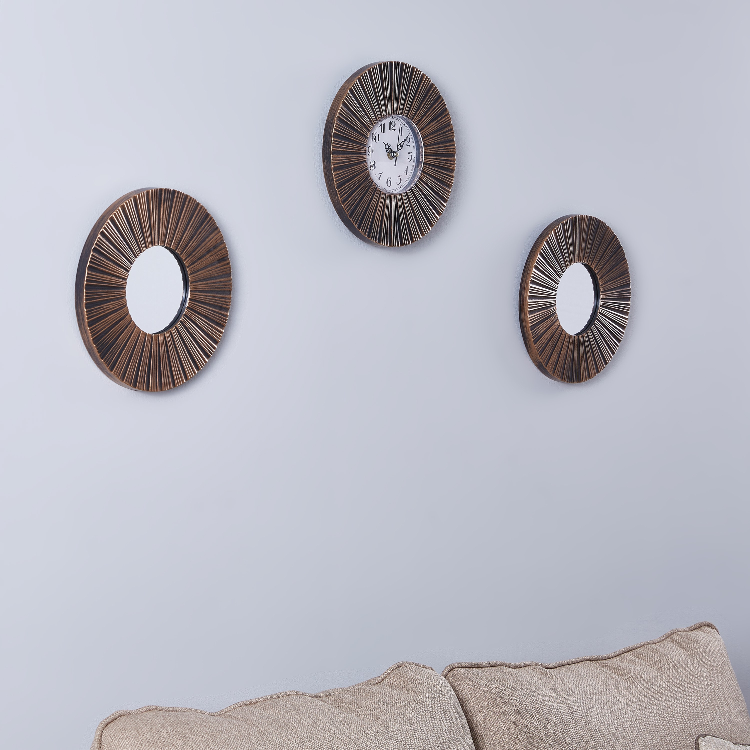 Flos 3-Piece Decorative Mirror and Round Wall Clock Set-PROMO_HB_AE_B2G2_011025-image-2