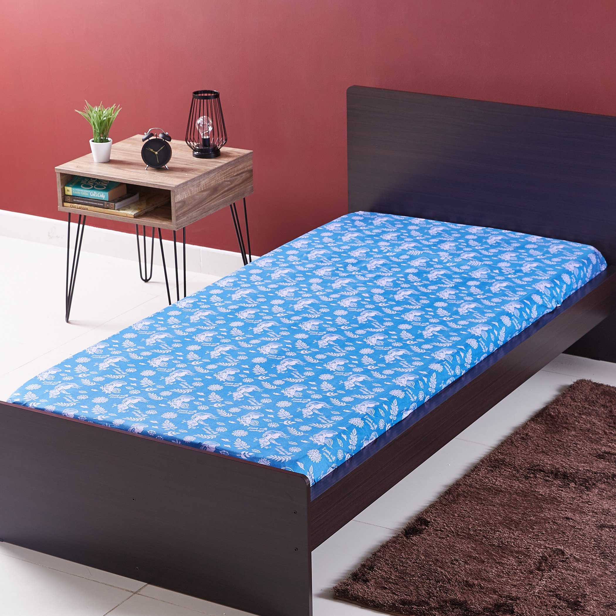 شرشف مطّاطي بطبعات فروزن - 190x90 سم-hbxhomeware-hbxkidsandyouth-image-3