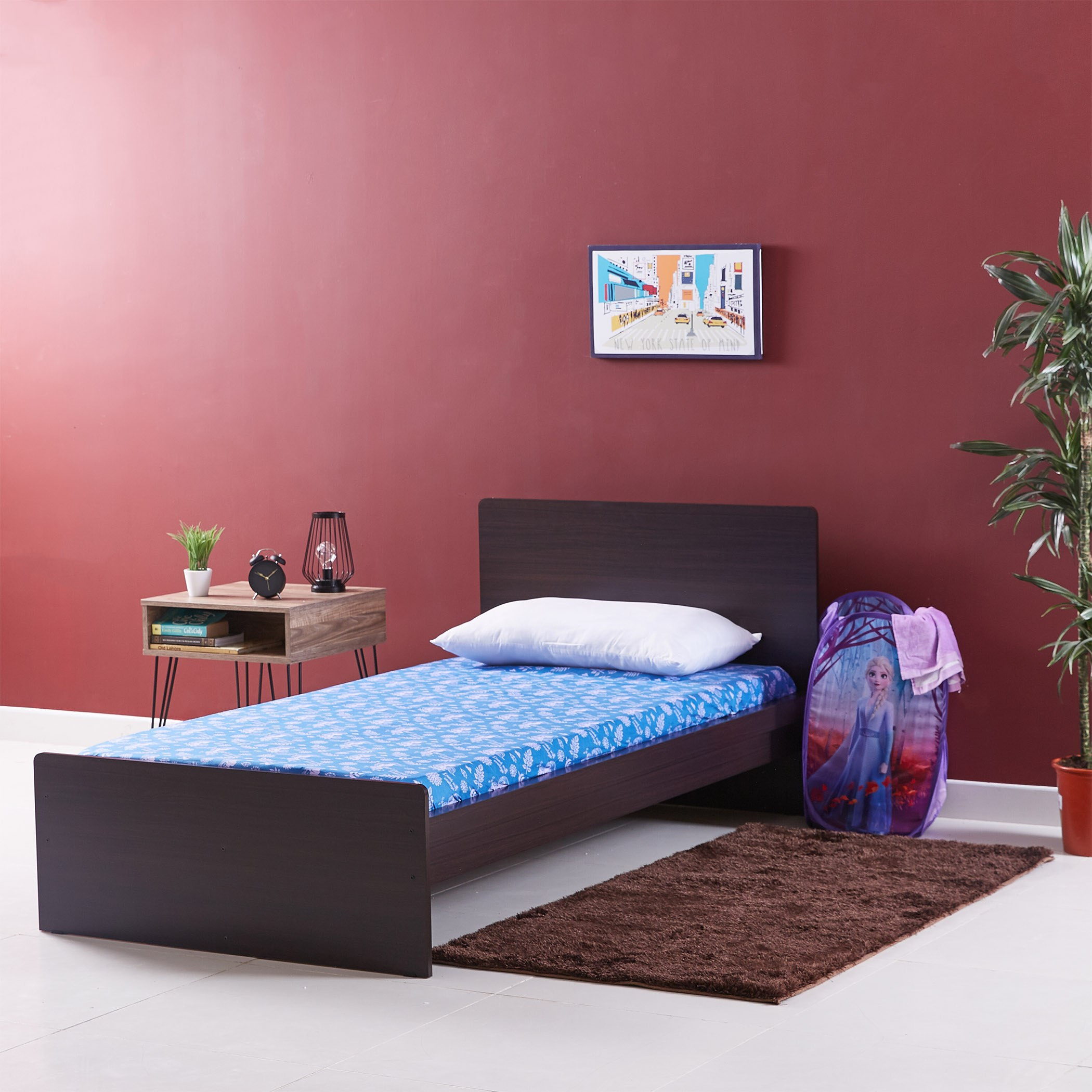شرشف مطّاطي بطبعات فروزن - 190x90 سم-hbxhomeware-hbxkidsandyouth-image-2