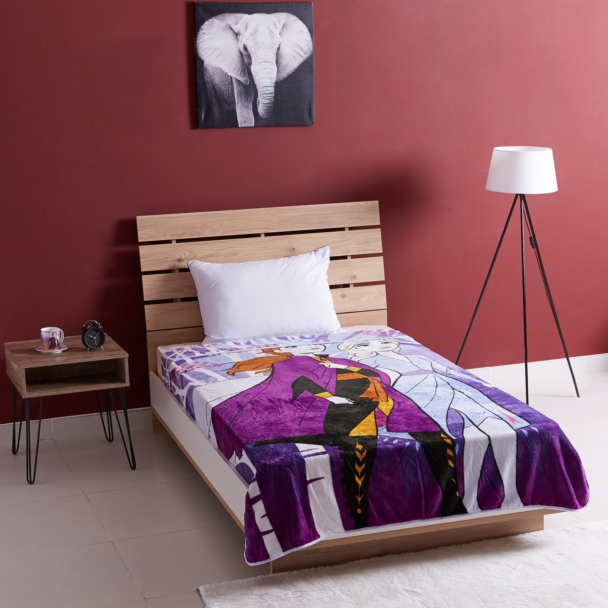 بطانية فلانيل بطبعات شخصية إلسا من فيلم فروزن - 160x220 سم-hbxhomeware-hbxkidsandyouth-image-4