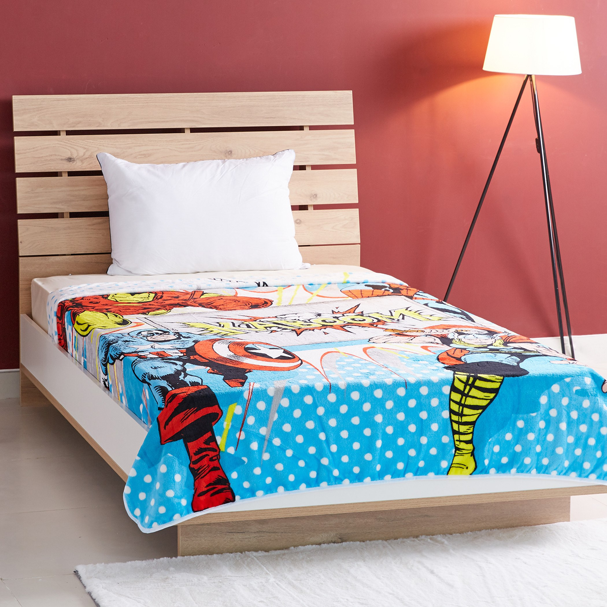 بطّانية بطبعات أفينجيرز رقميّة - 160 × 220 سم-hbxhomeware-hbxkidsandyouth-image-1