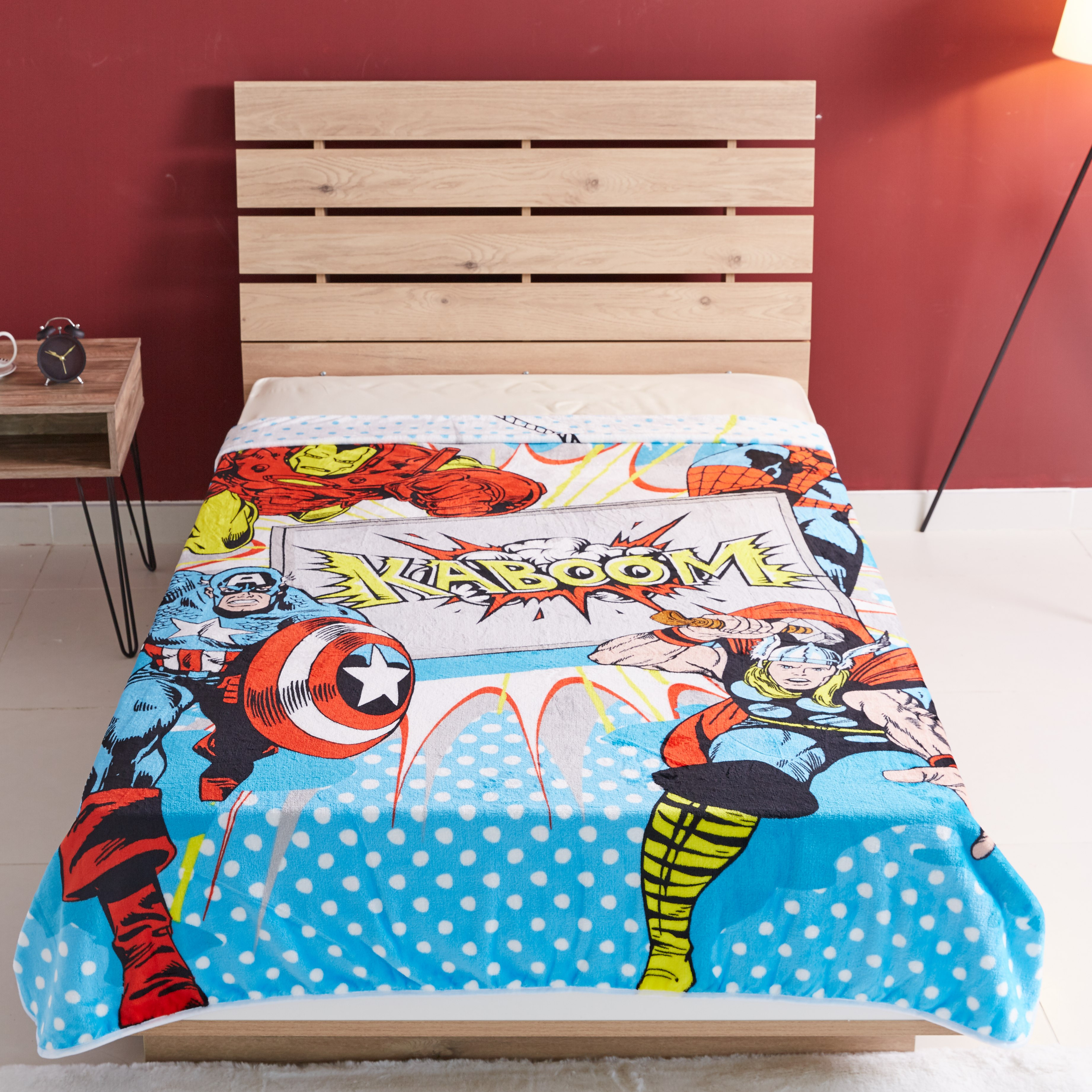 بطّانية بطبعات أفينجيرز رقميّة - 160 × 220 سم-hbxhomeware-hbxkidsandyouth-image-2