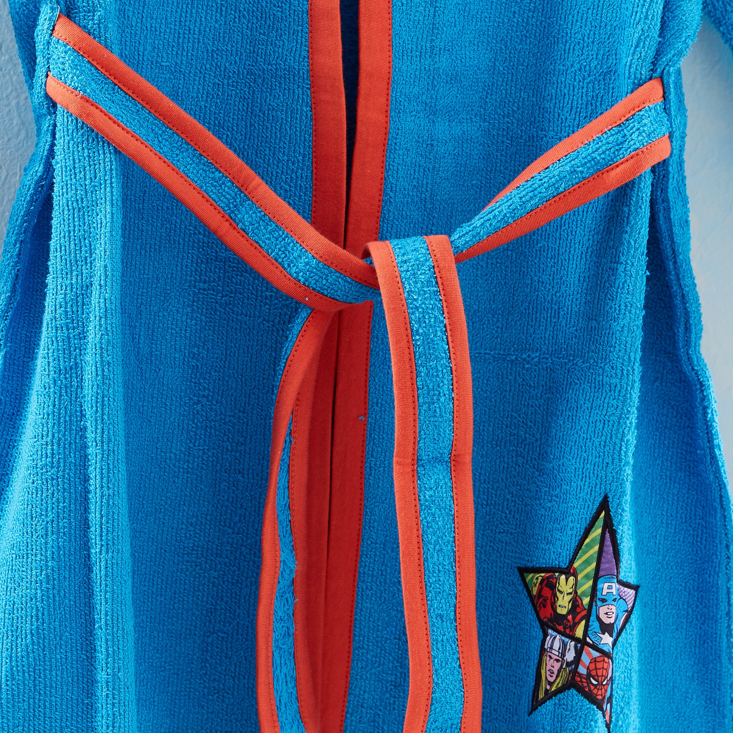 Marvel Avengers Embroidered Textured Bathrobe-hbxhomeware-hbxkidsandyouth-image-2