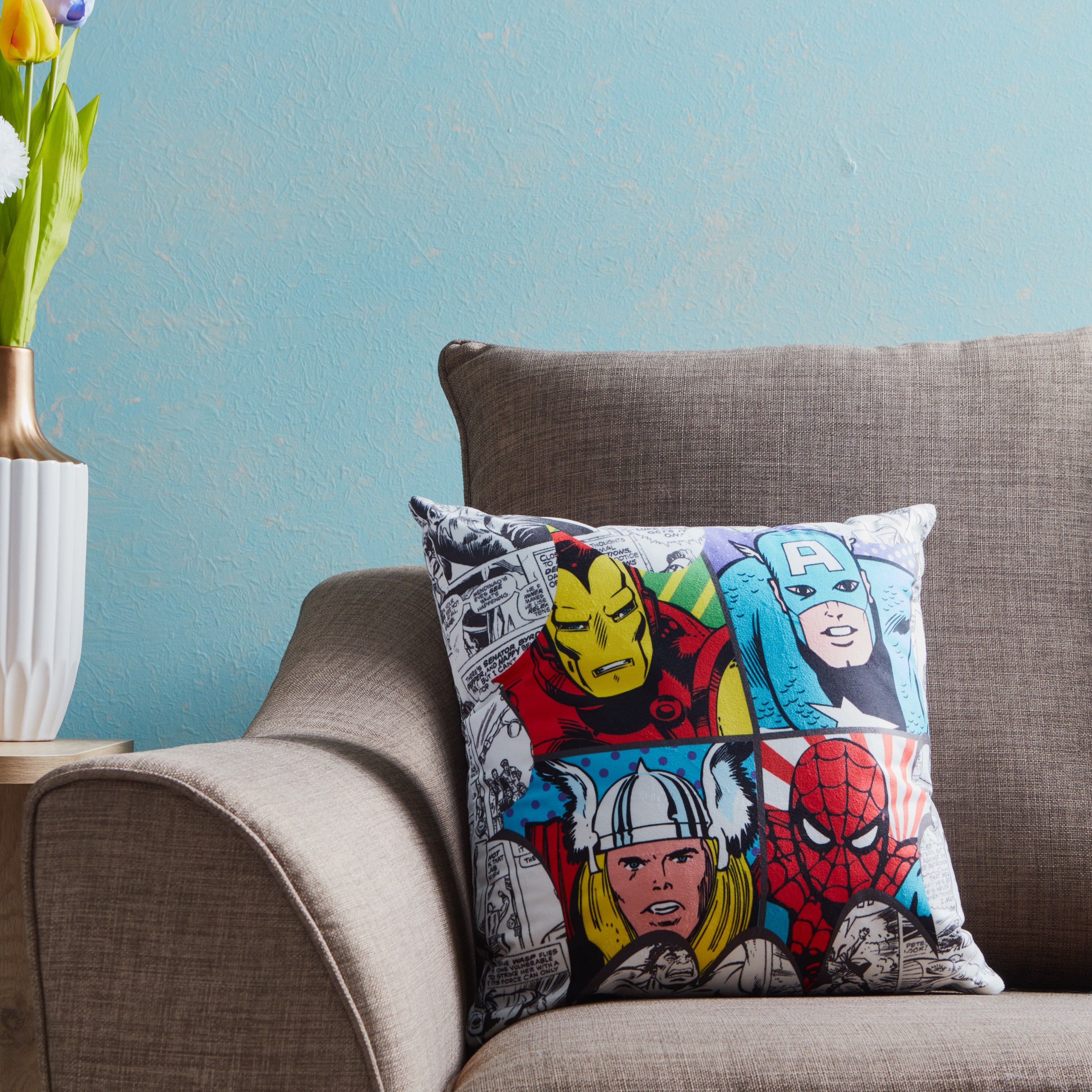 وسادة بطبعات مارفل- 40 × 40 سم-hbxhomeware-hbxkidsandyouth-image-1