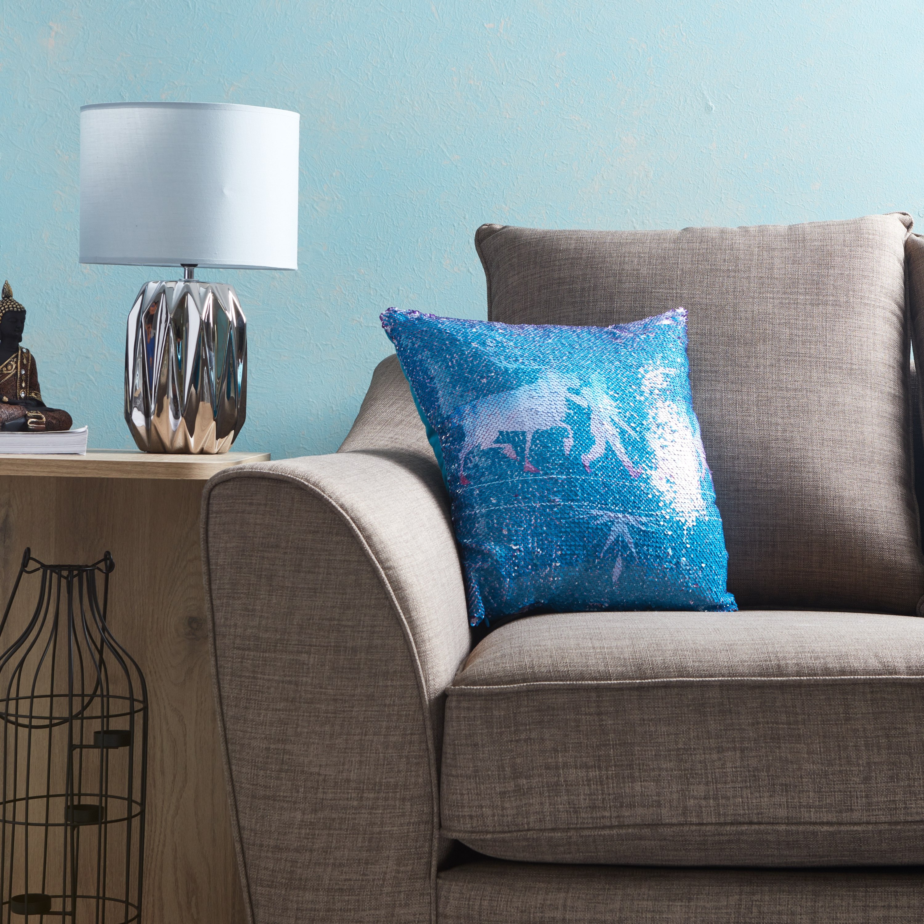 وسادة مطرزة فروزن ثنائية الاتجاه - 40 × 40 سم-hbxhomeware-hbxkidsandyouth-image-3