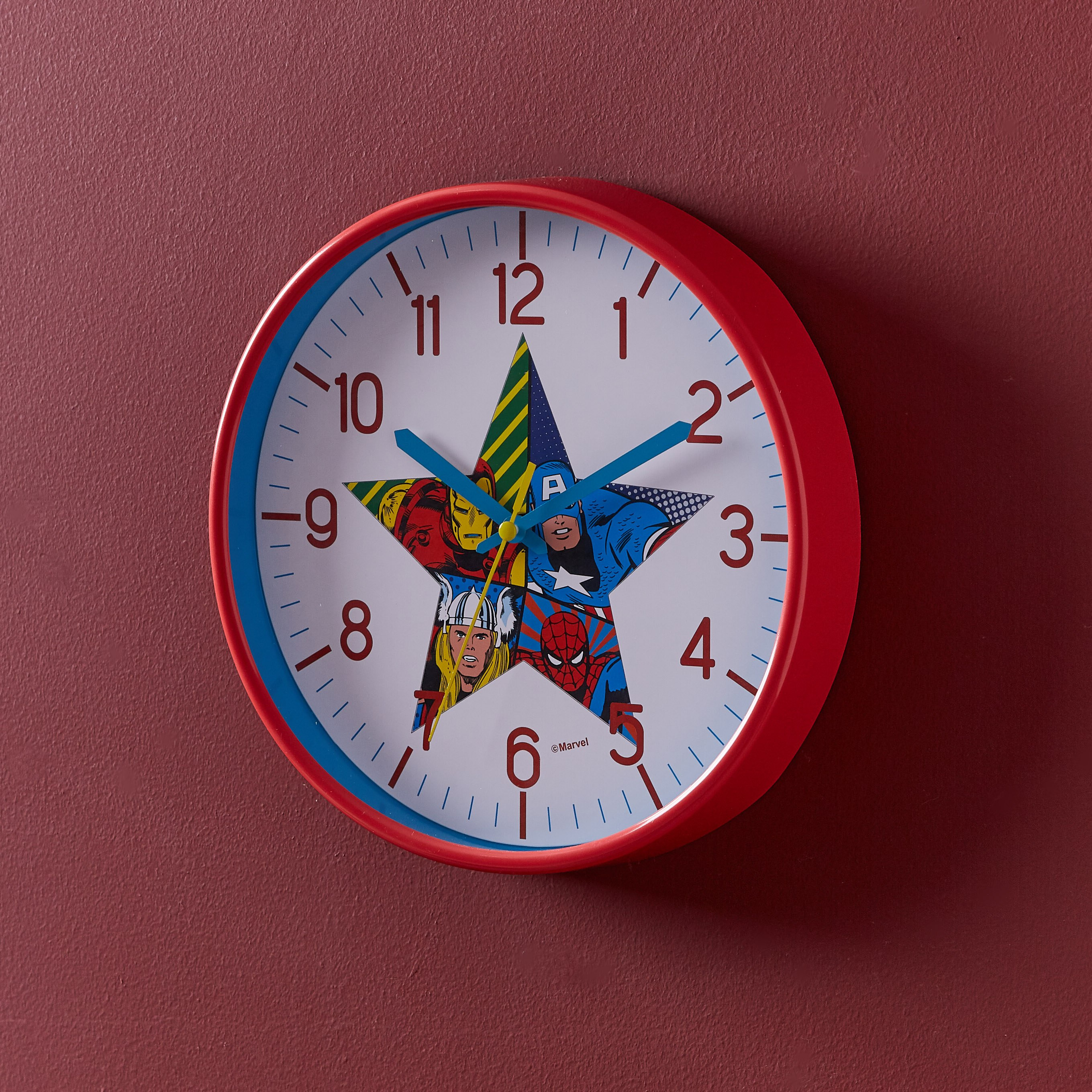 ساعة حائط مستديرة بطبعات أفينجرز-hbxhomeware-hbxkidsandyouth-image-3